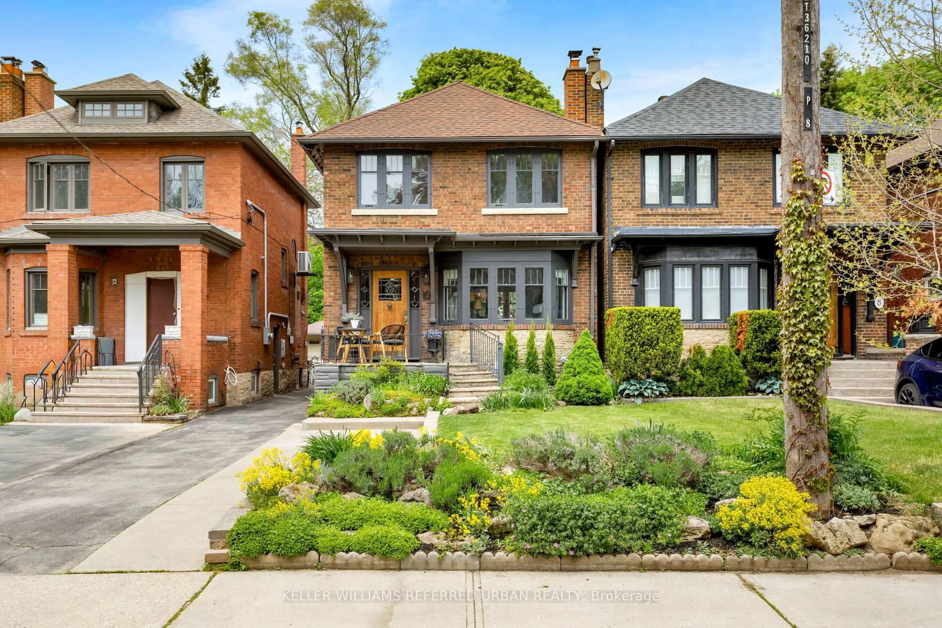 Home with brick exterior material, street for 10 Valleyview Gdns, Toronto Ontario M6S 2B6