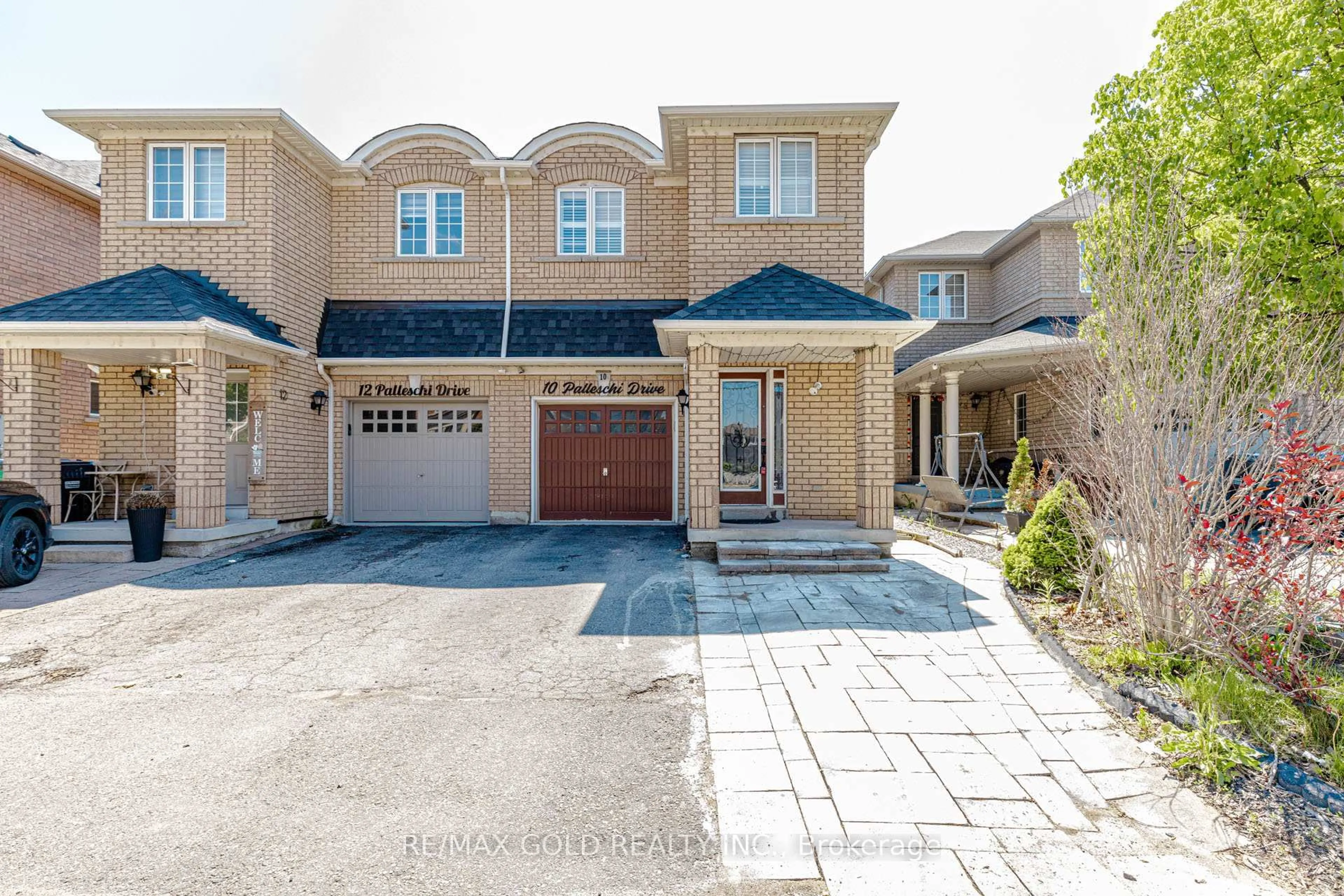 Home with brick exterior material, street for 10 Palleschi Dr, Brampton Ontario L6P 2S1