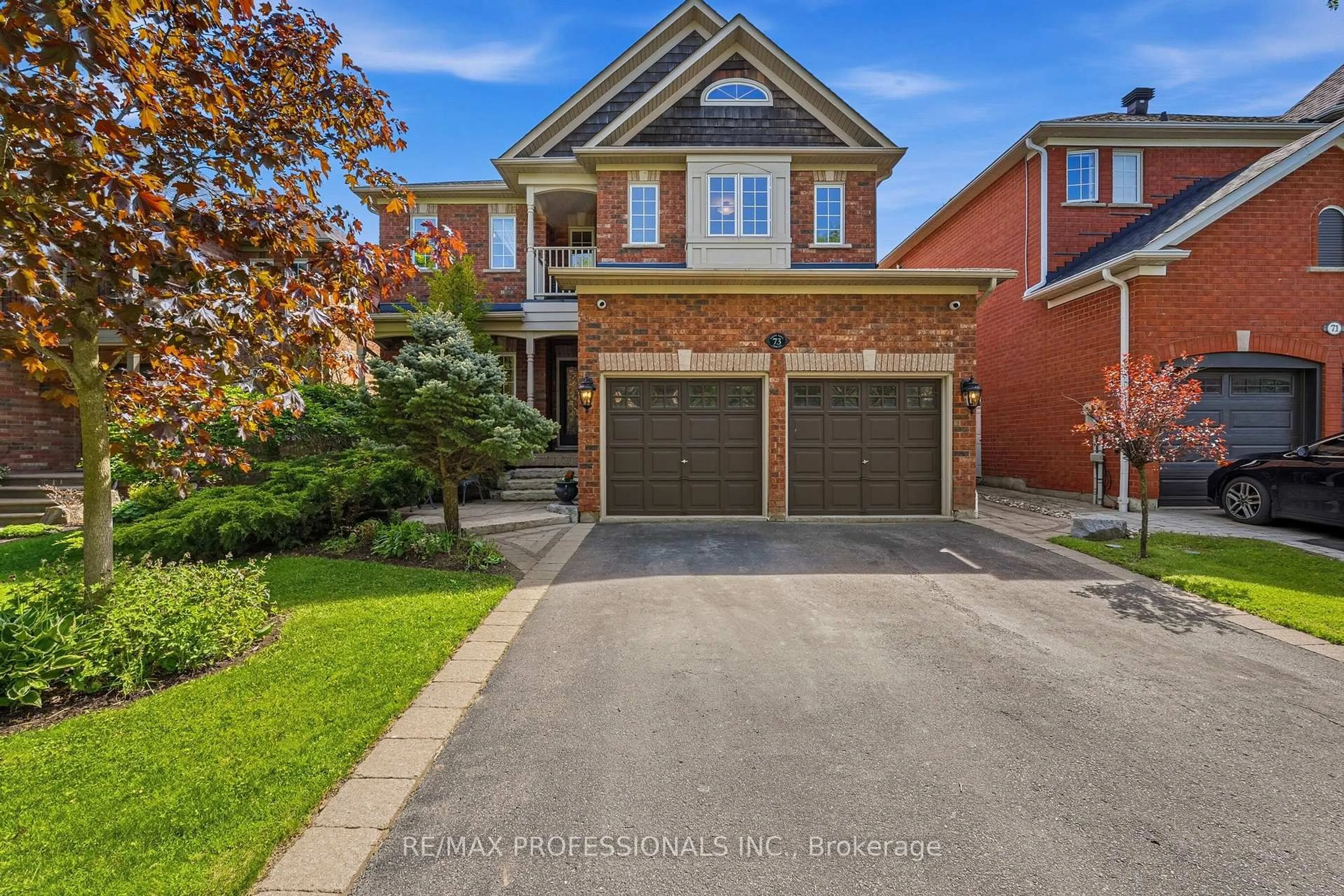 Home with brick exterior material, street for 73 North Ridge Cres, Halton Hills Ontario L7G 6E6