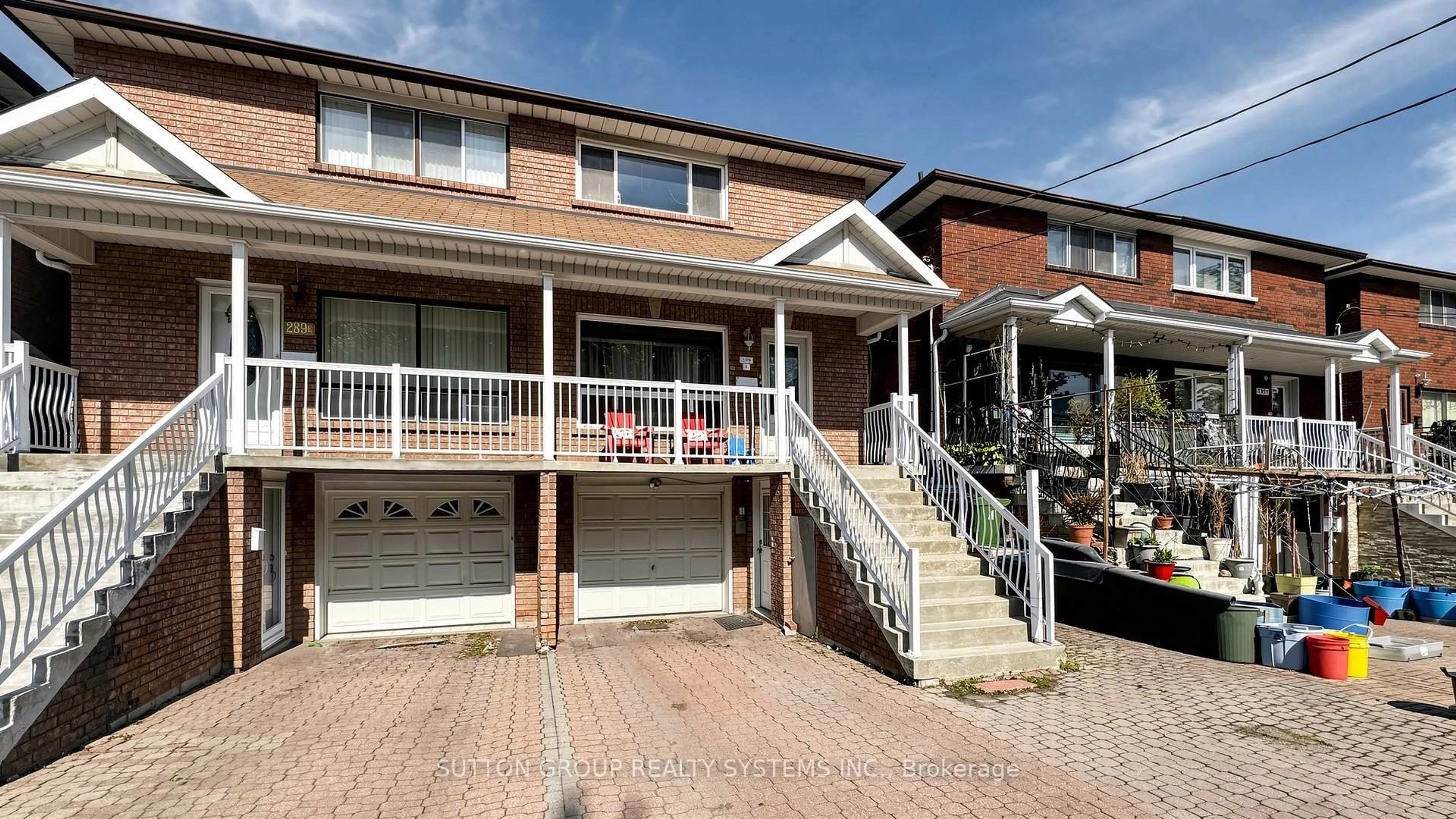 Home with brick exterior material, street for 289D Bartlett Ave, Toronto Ontario M6H 3G3