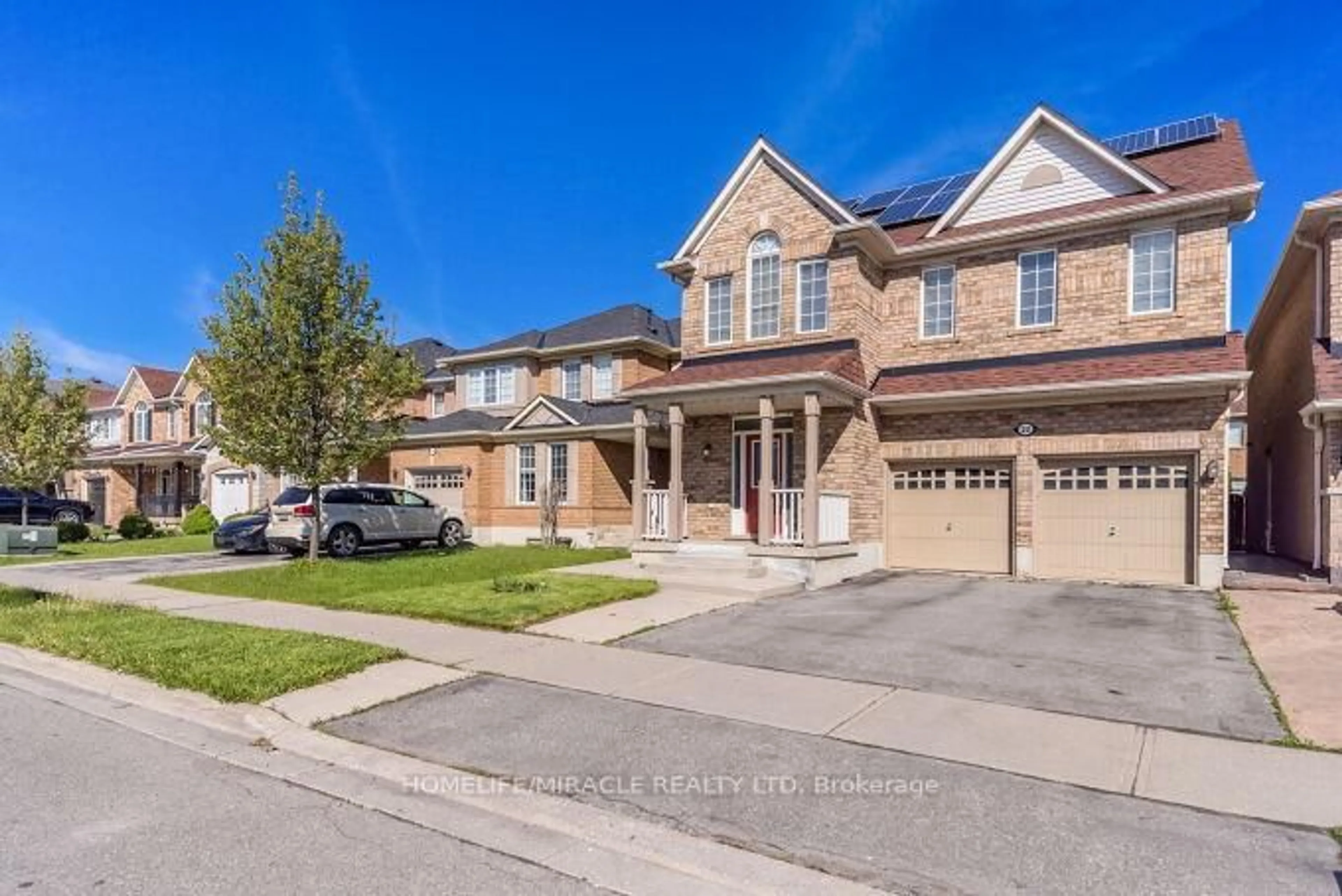 Home with brick exterior material, street for 22 Raccoon St, Brampton Ontario L6S 6L3