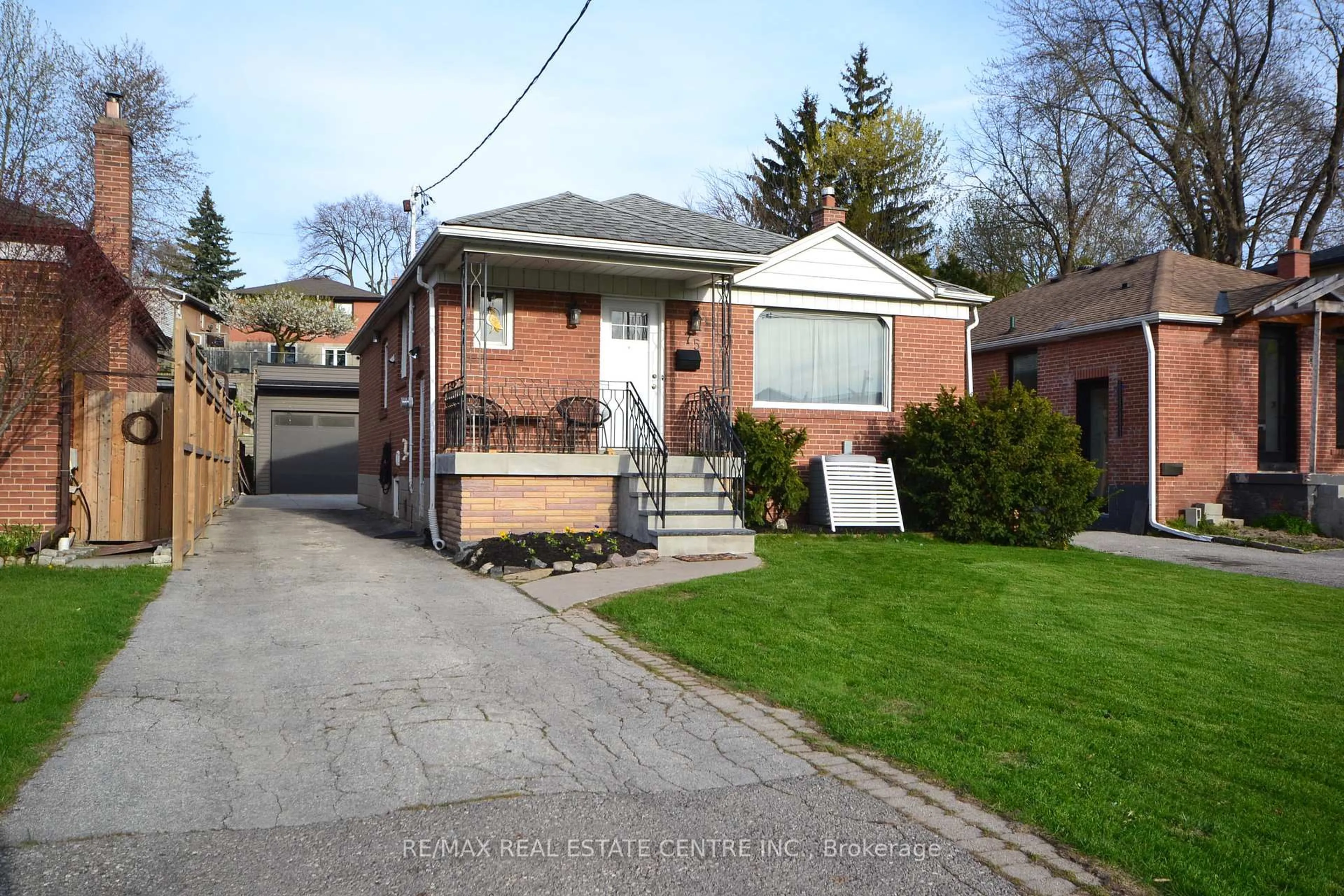 Home with brick exterior material, street for 75 Cynthia Rd, Toronto Ontario M6N 2P8