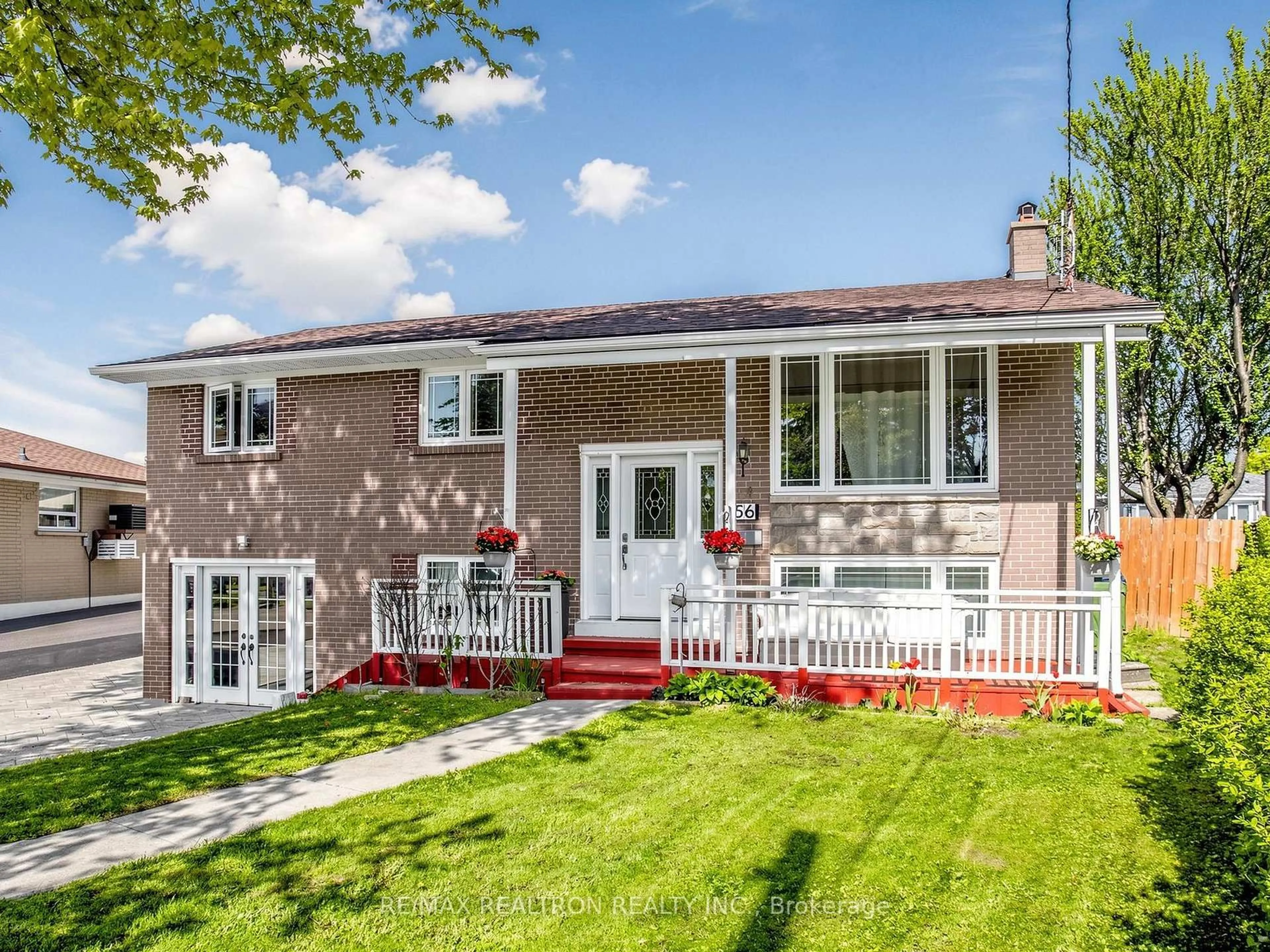 Home with vinyl exterior material, street for 56 Candlewood Cres, Toronto Ontario M3J 1G8