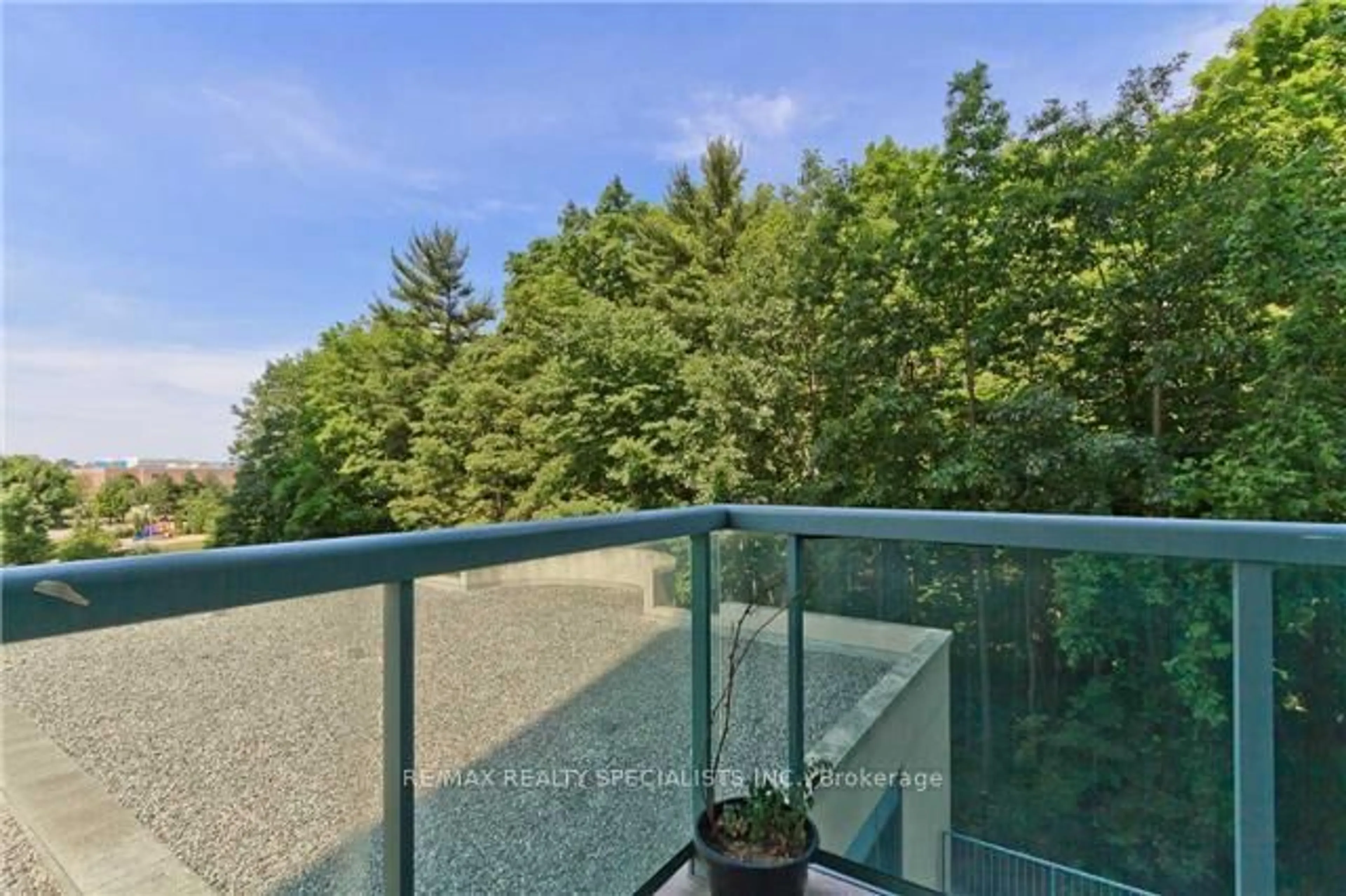 Balcony in the apartment, water/lake/river/ocean view for 2565 Erin Centre Blvd #411, Mississauga Ontario L5M 6Z8