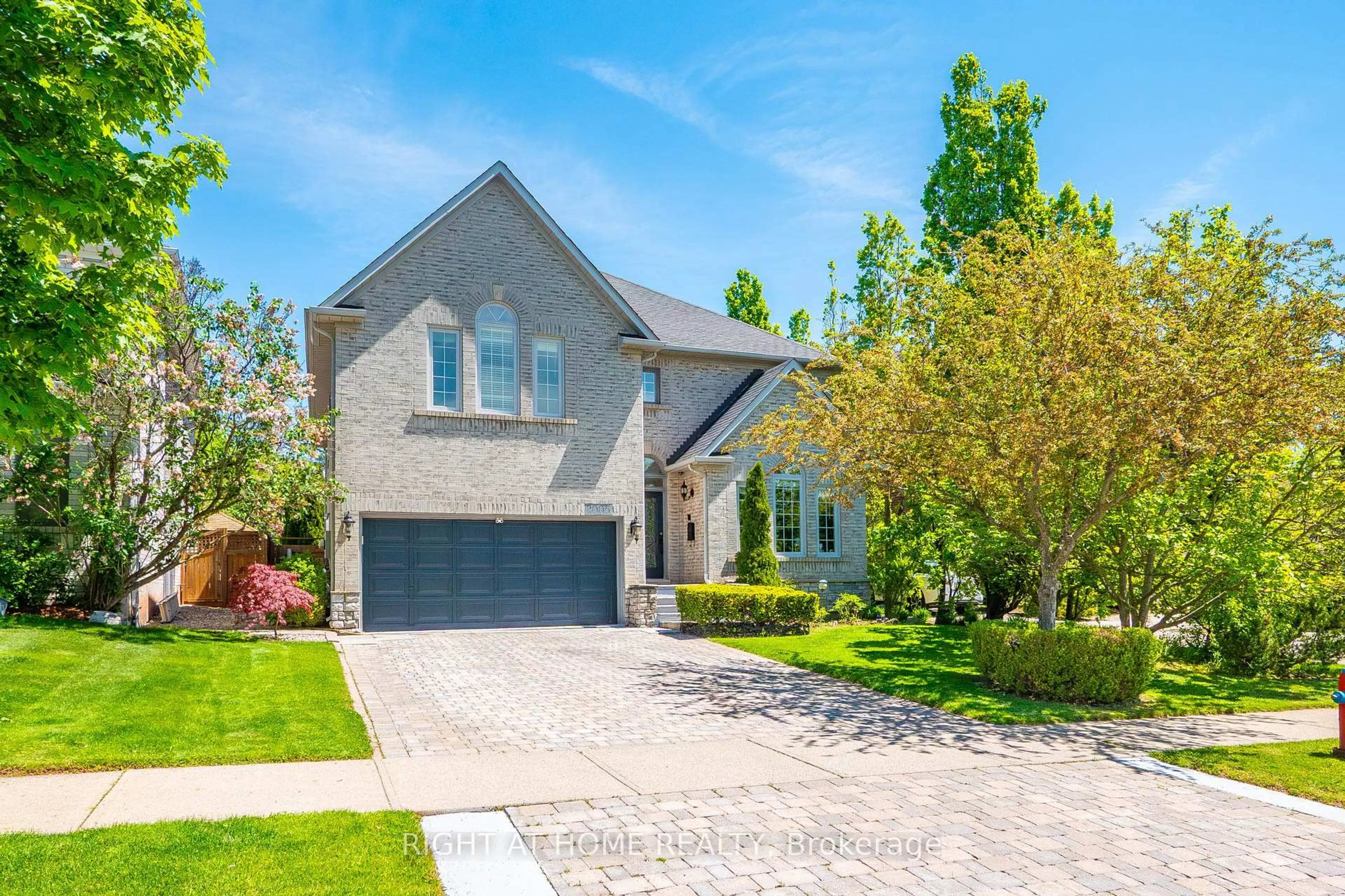 Home with brick exterior material, street for 2005 Oak Springs Rd, Oakville Ontario L6H 5P9