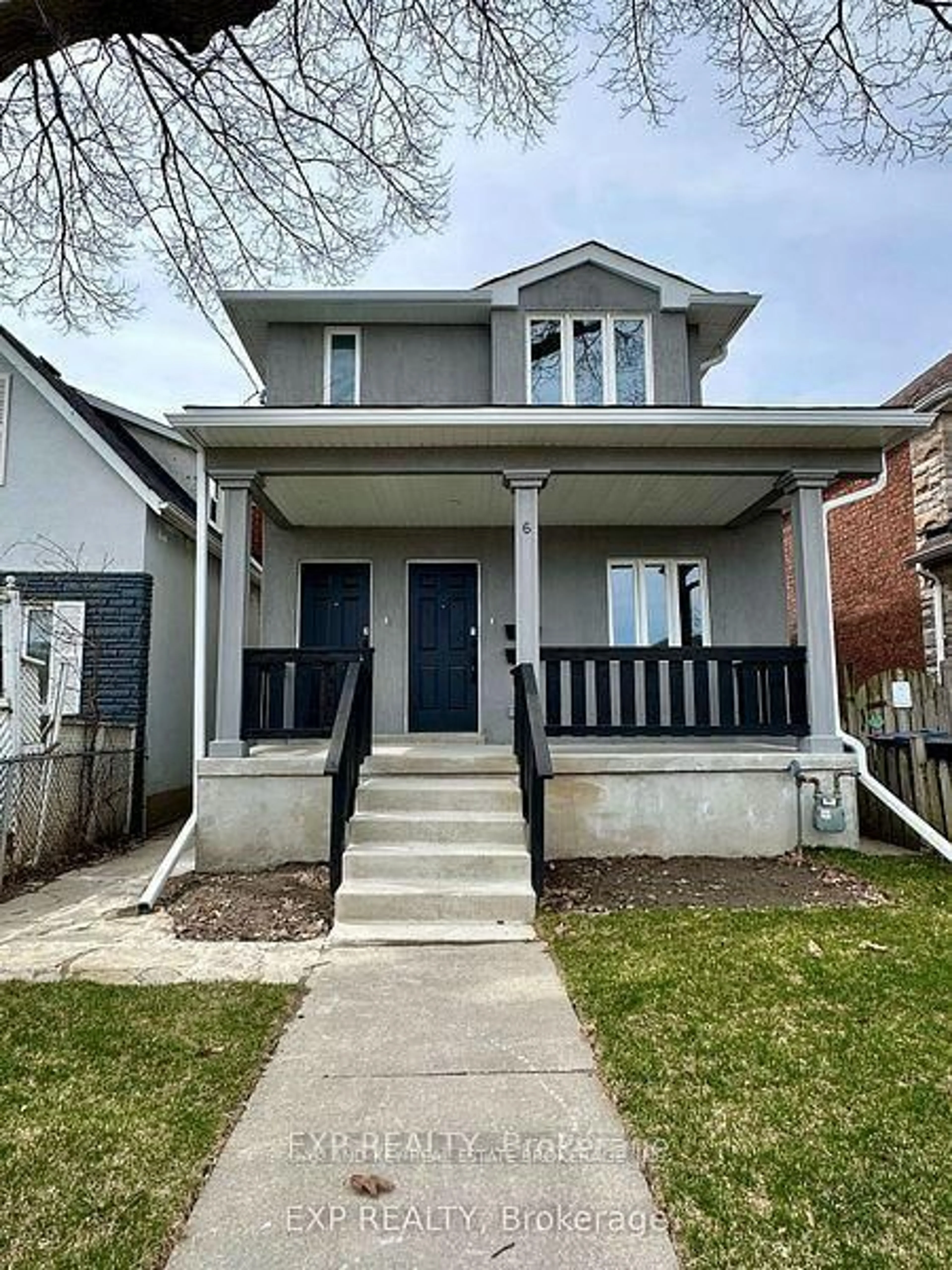 Home with vinyl exterior material, street for 6 Lapp St, Toronto Ontario M6N 3W6