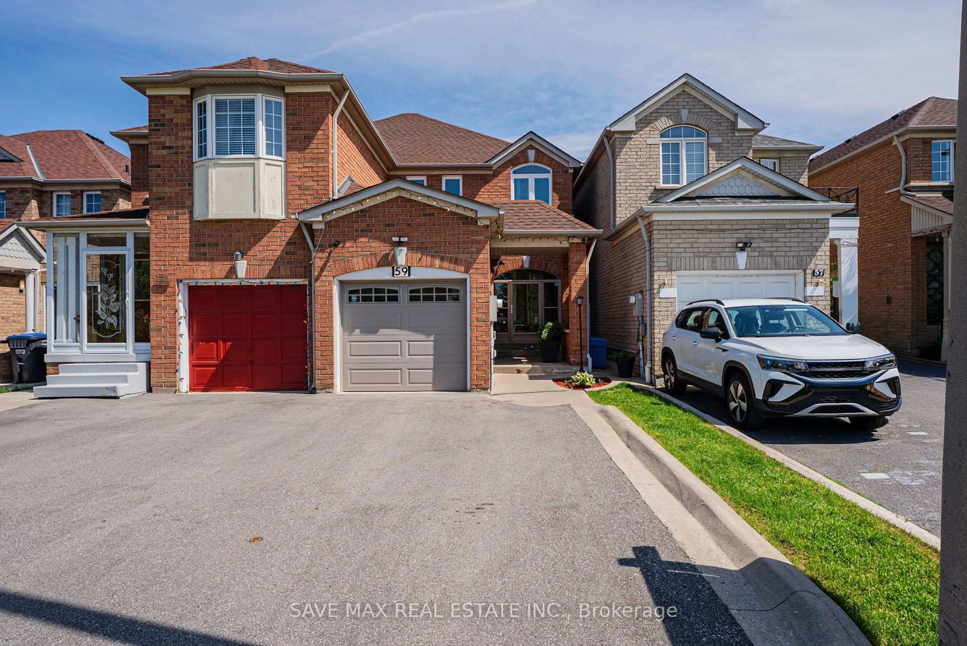 Home with brick exterior material, street for 59 Olympia Cres, Brampton Ontario L6X 4W2