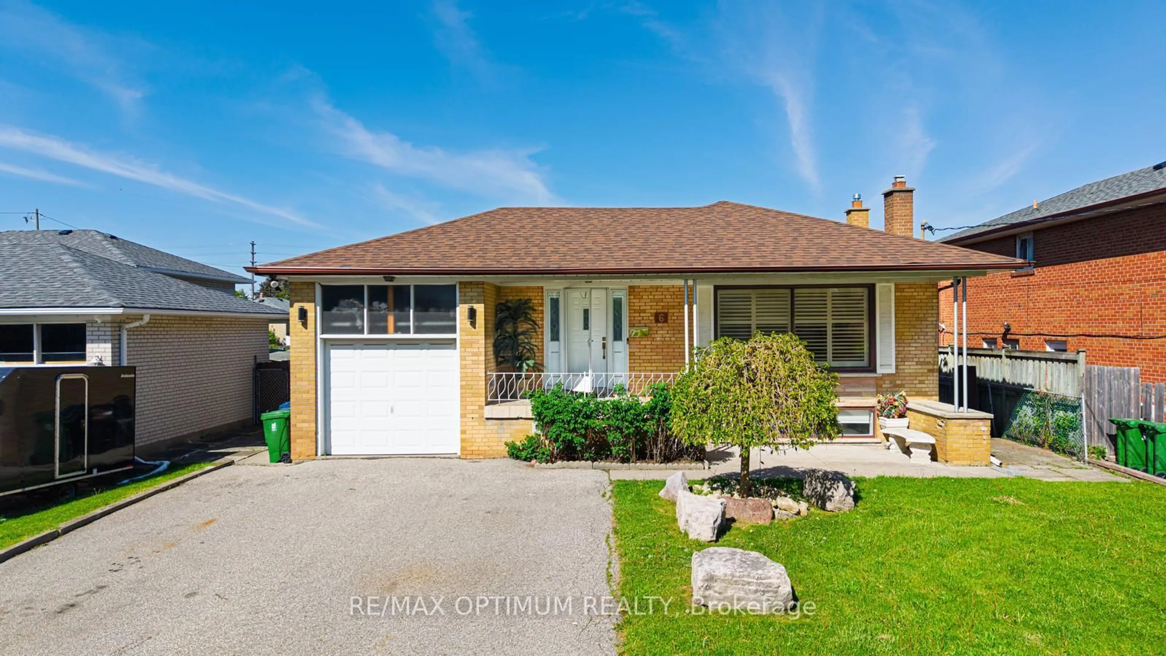 Home with brick exterior material, street for 6 Evernby Blvd, Toronto Ontario M9R 3G8