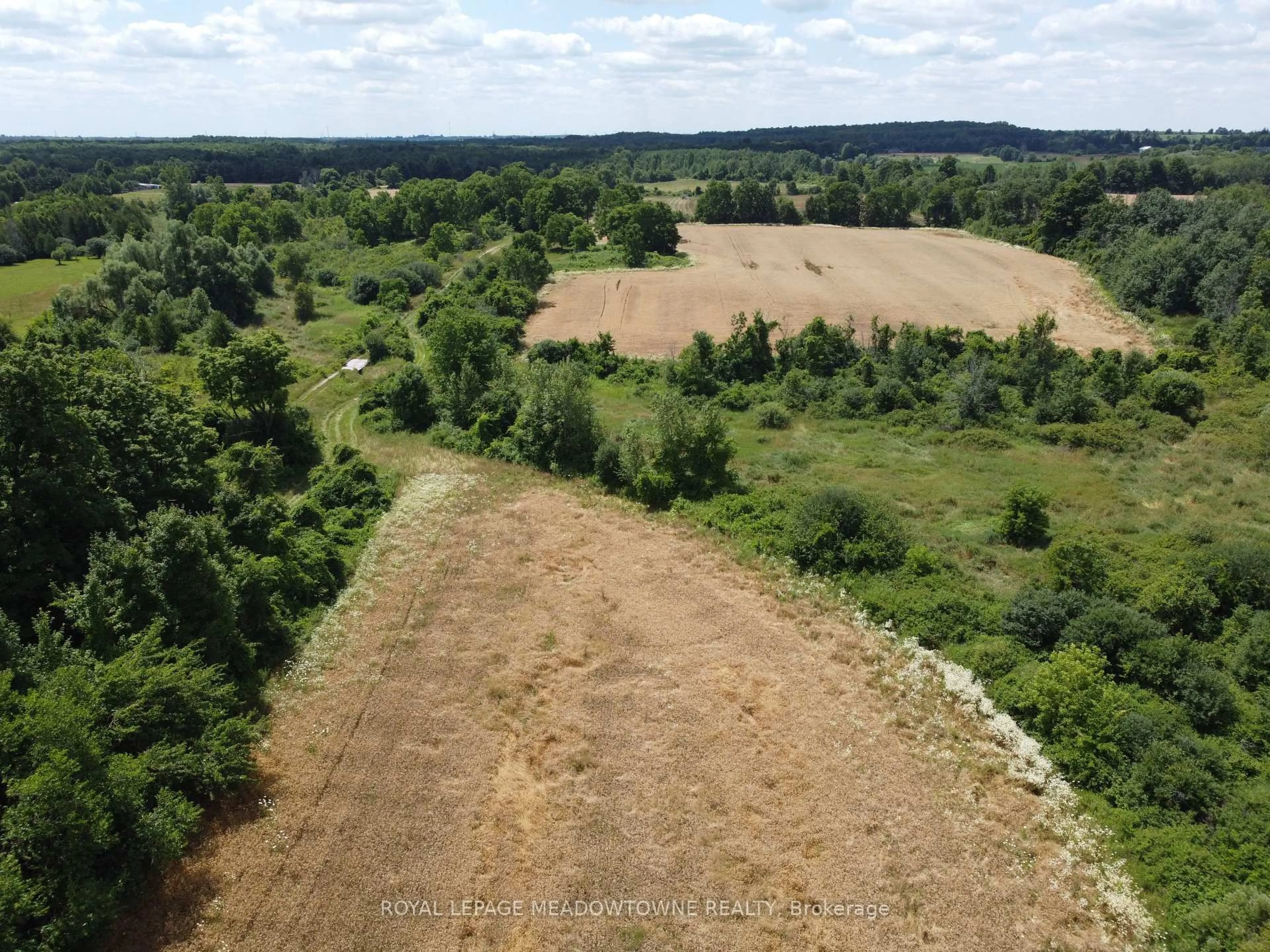 A pic from outside/outdoor area/front of a property/back of a property/a pic from drone, forest/trees view for 11080 First Line Nassagaweya, Milton Ontario L0P 1J0