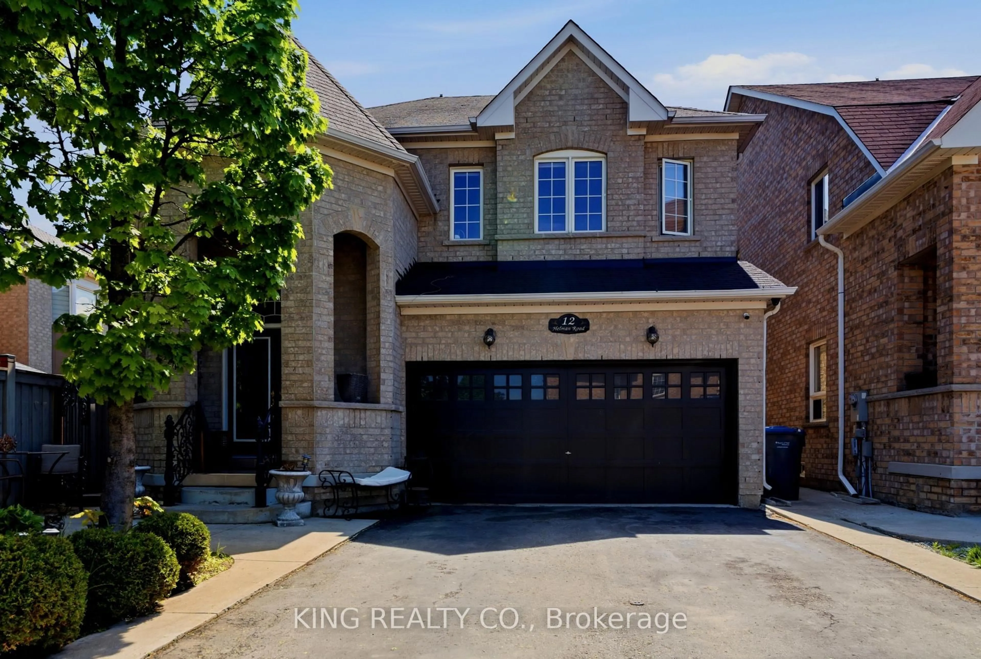 Home with brick exterior material, street for 12 Helman Rd, Brampton Ontario L6R 0R6