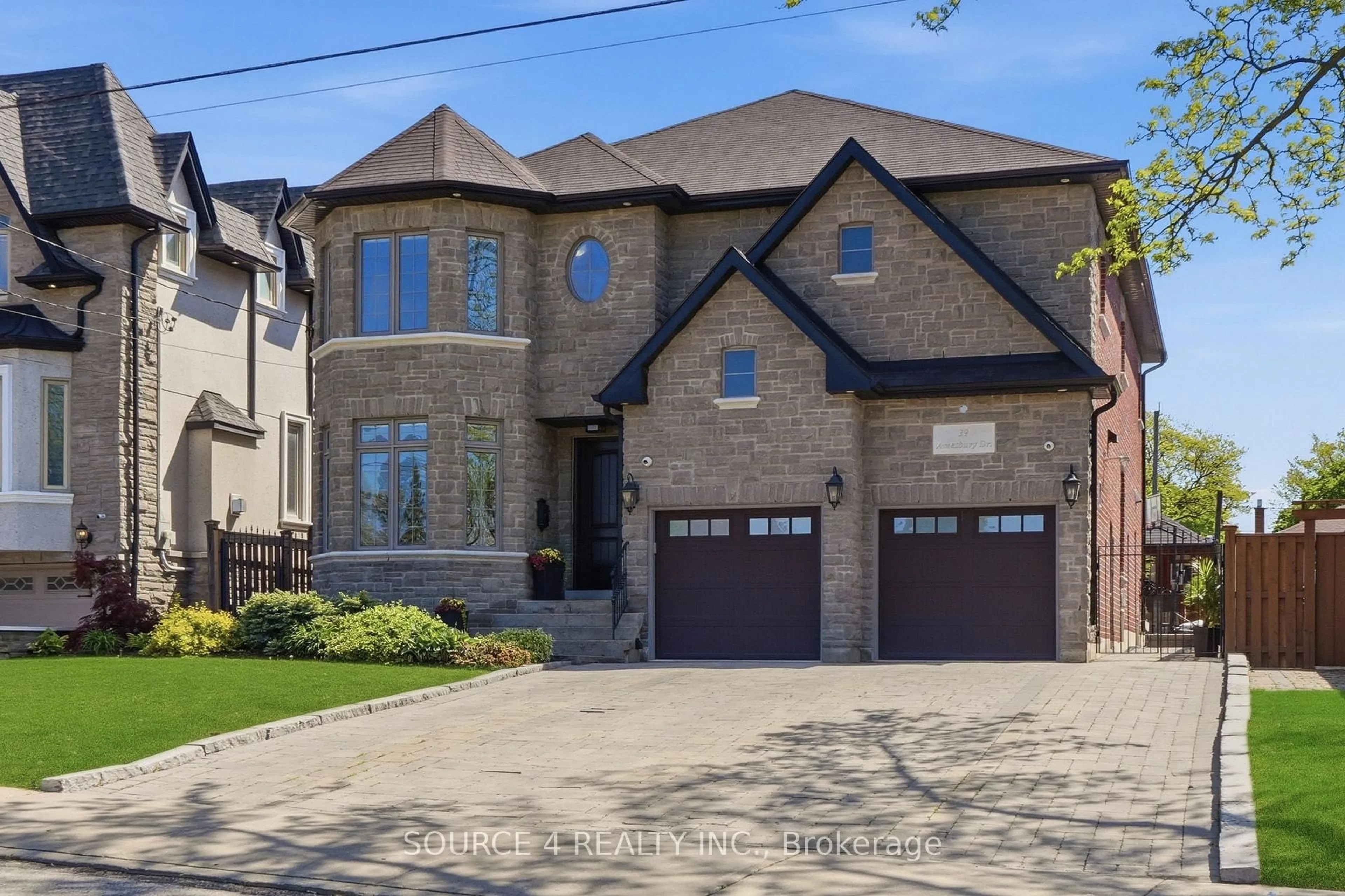 Home with brick exterior material, street for 39 Amesbury Dr, Toronto Ontario M6M 4H5