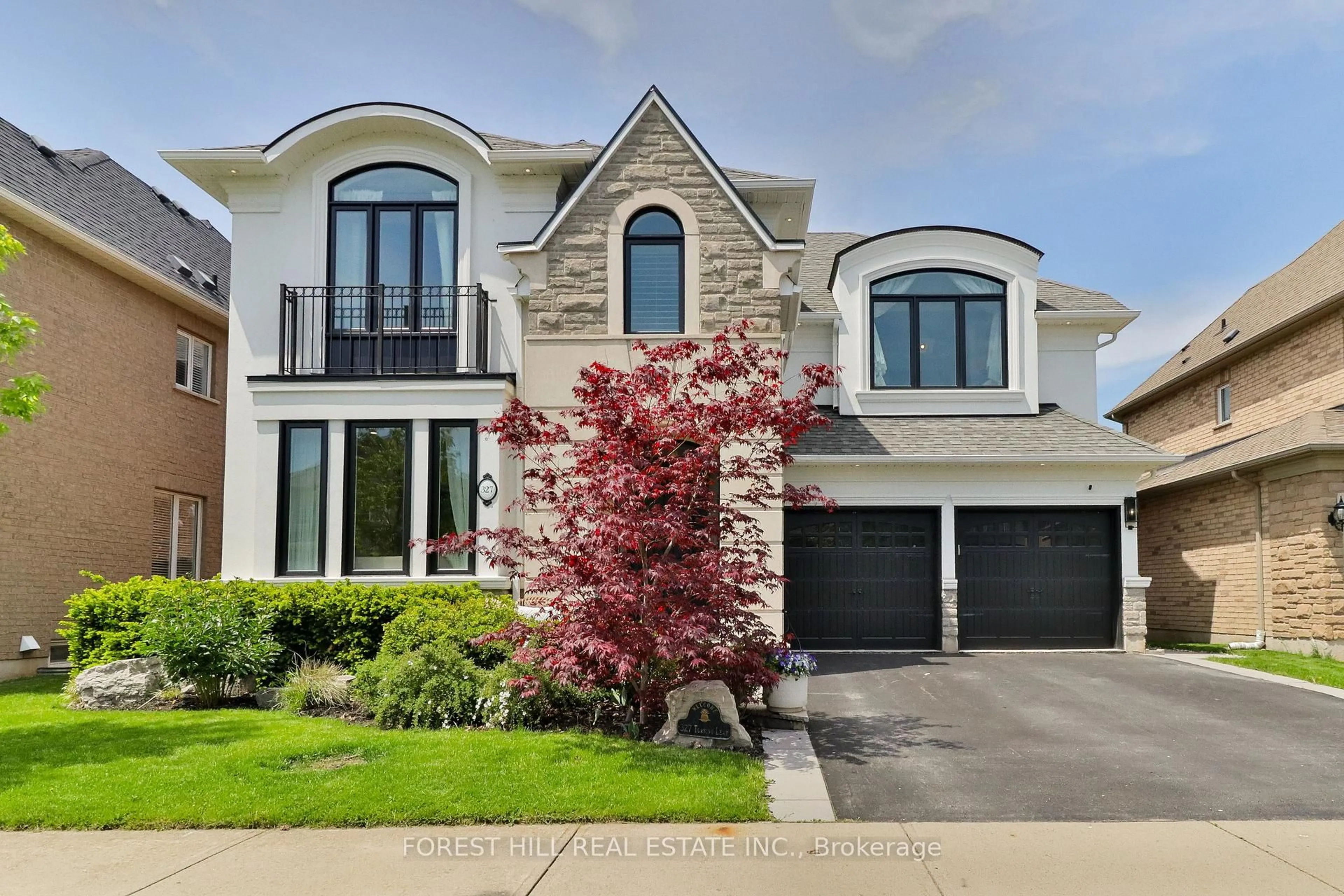Home with brick exterior material, street for 327 Turning Leaf Rd, Oakville Ontario L6L 6W7