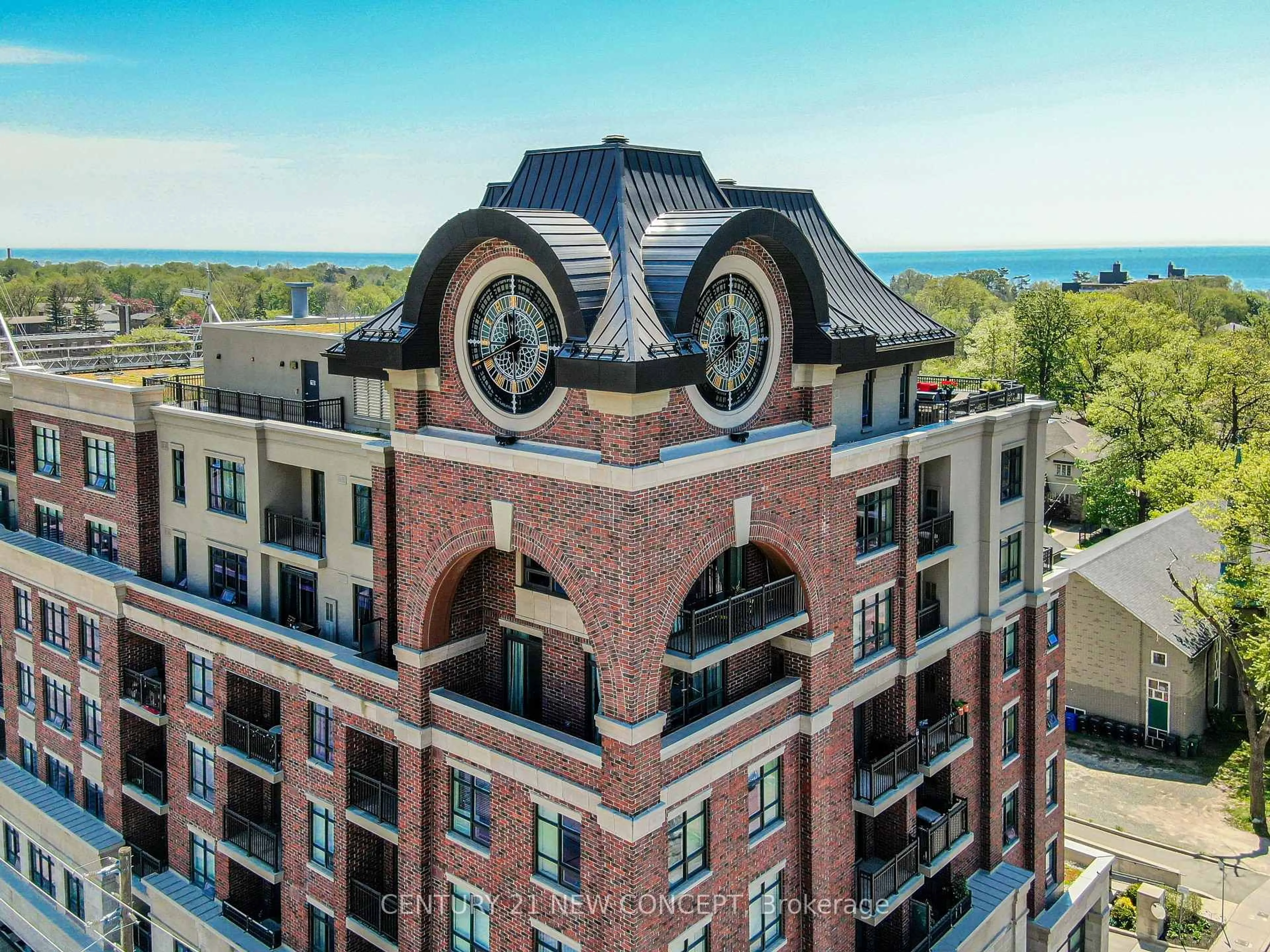 A pic from outside/outdoor area/front of a property/back of a property/a pic from drone, unknown for 3563 Lake Shore Blvd #501, Toronto Ontario M8W 1P4