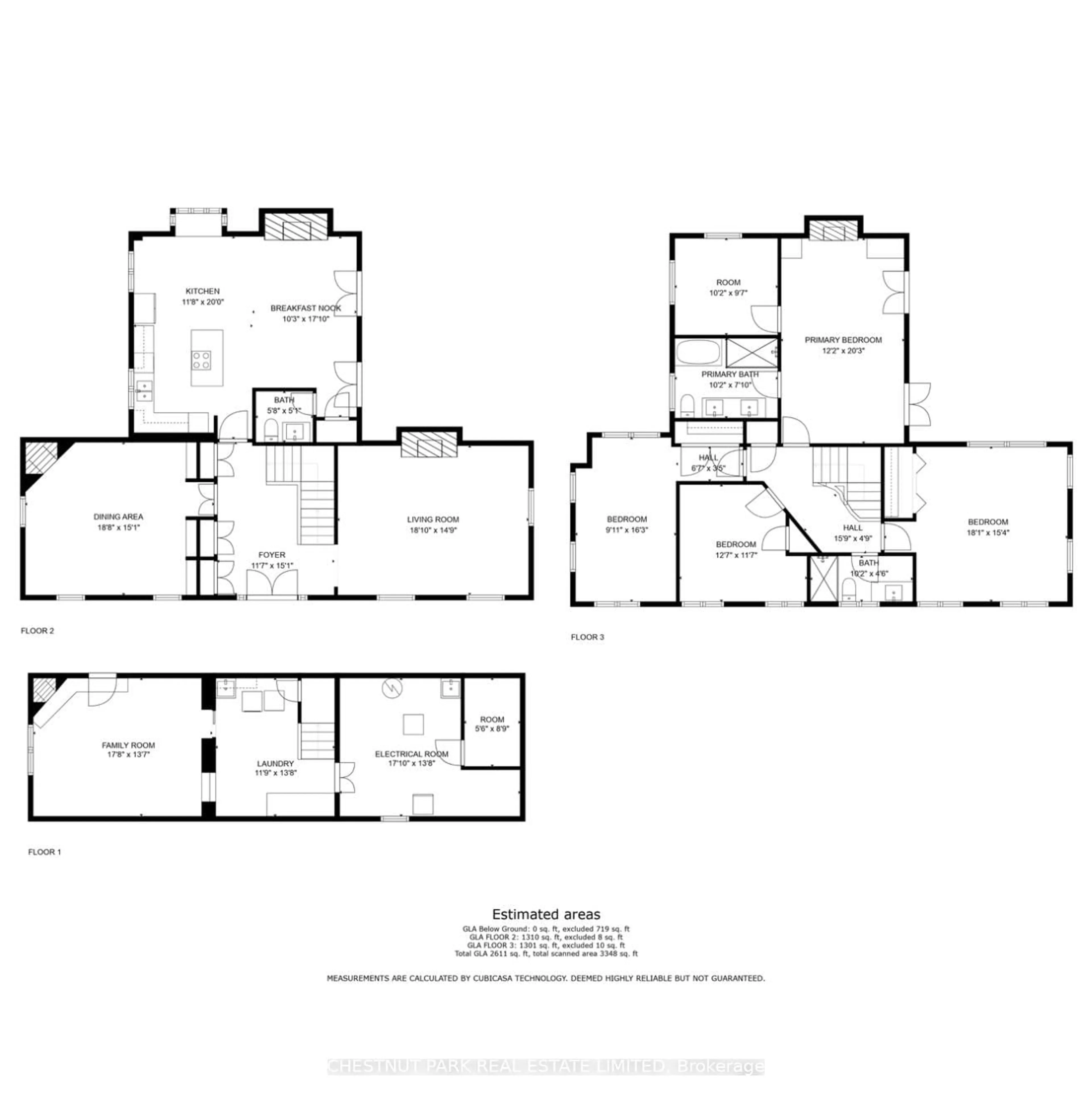 Floor plan for 725 Bexhill Rd, Mississauga Ontario L5H 3K9