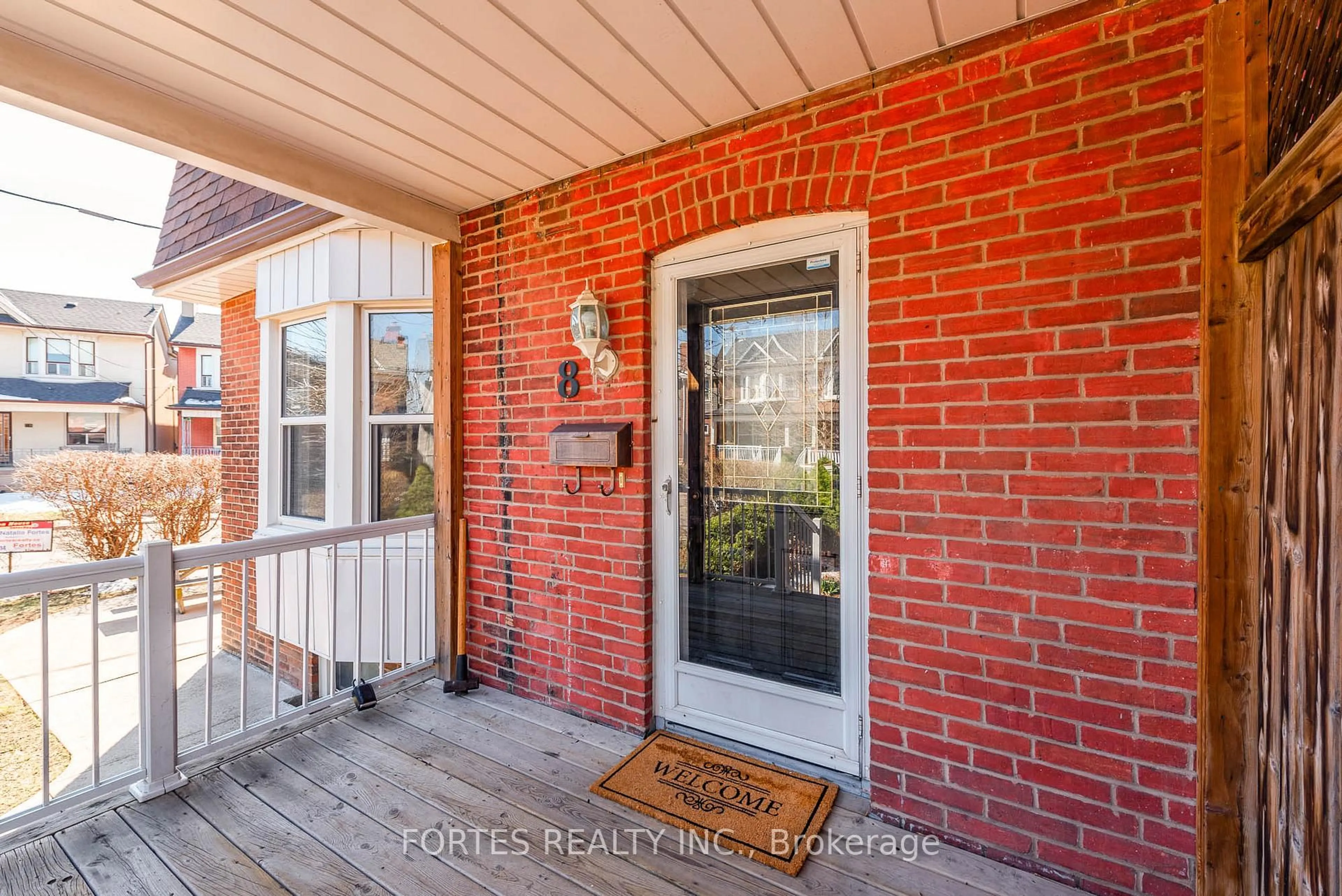 Home with brick exterior material, street for 8 Spring Grove Ave, Toronto Ontario M6N 3H3