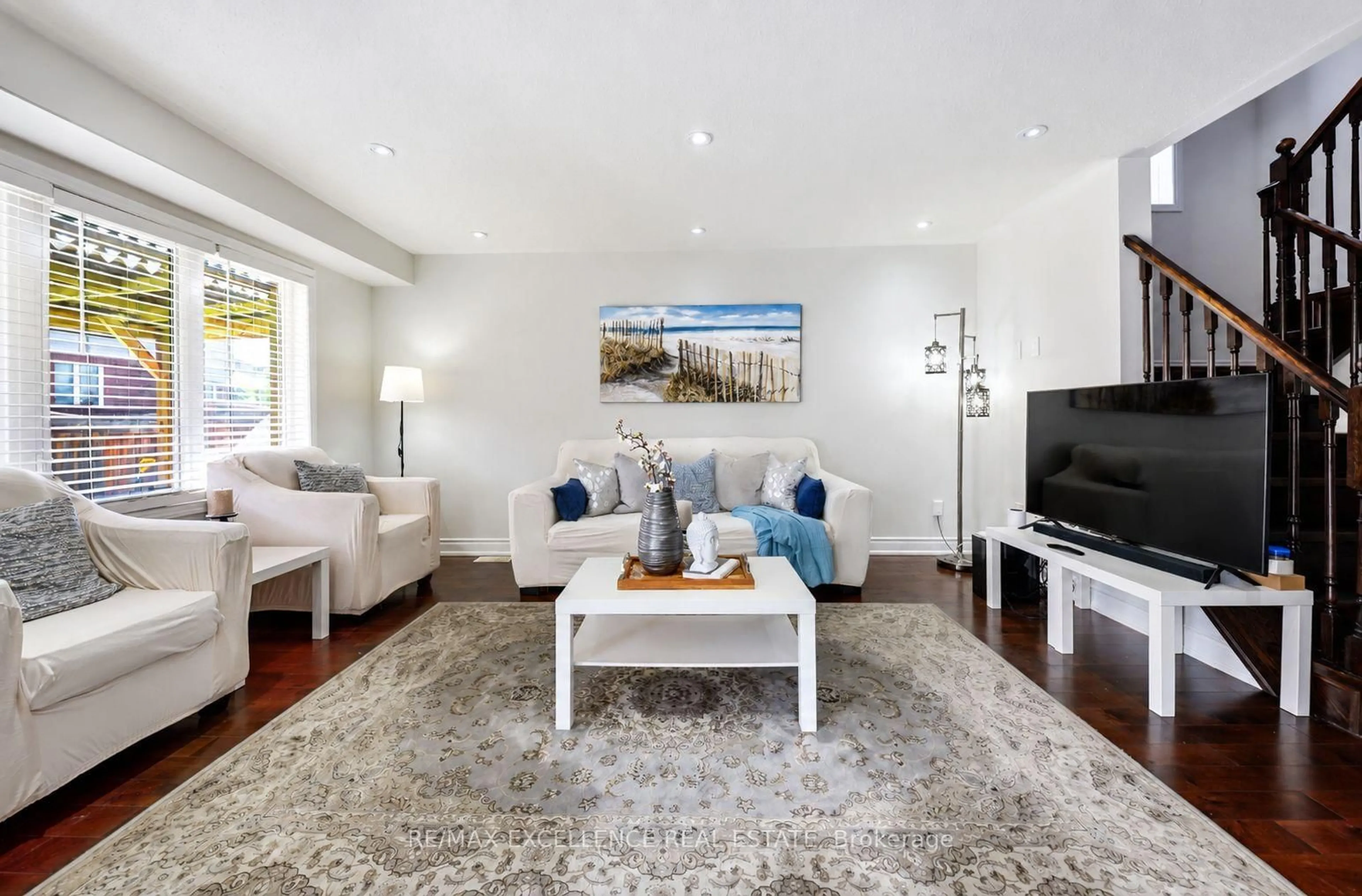 Living room with furniture, unknown for 83 Leadenhall Rd, Brampton Ontario L7A 4G9