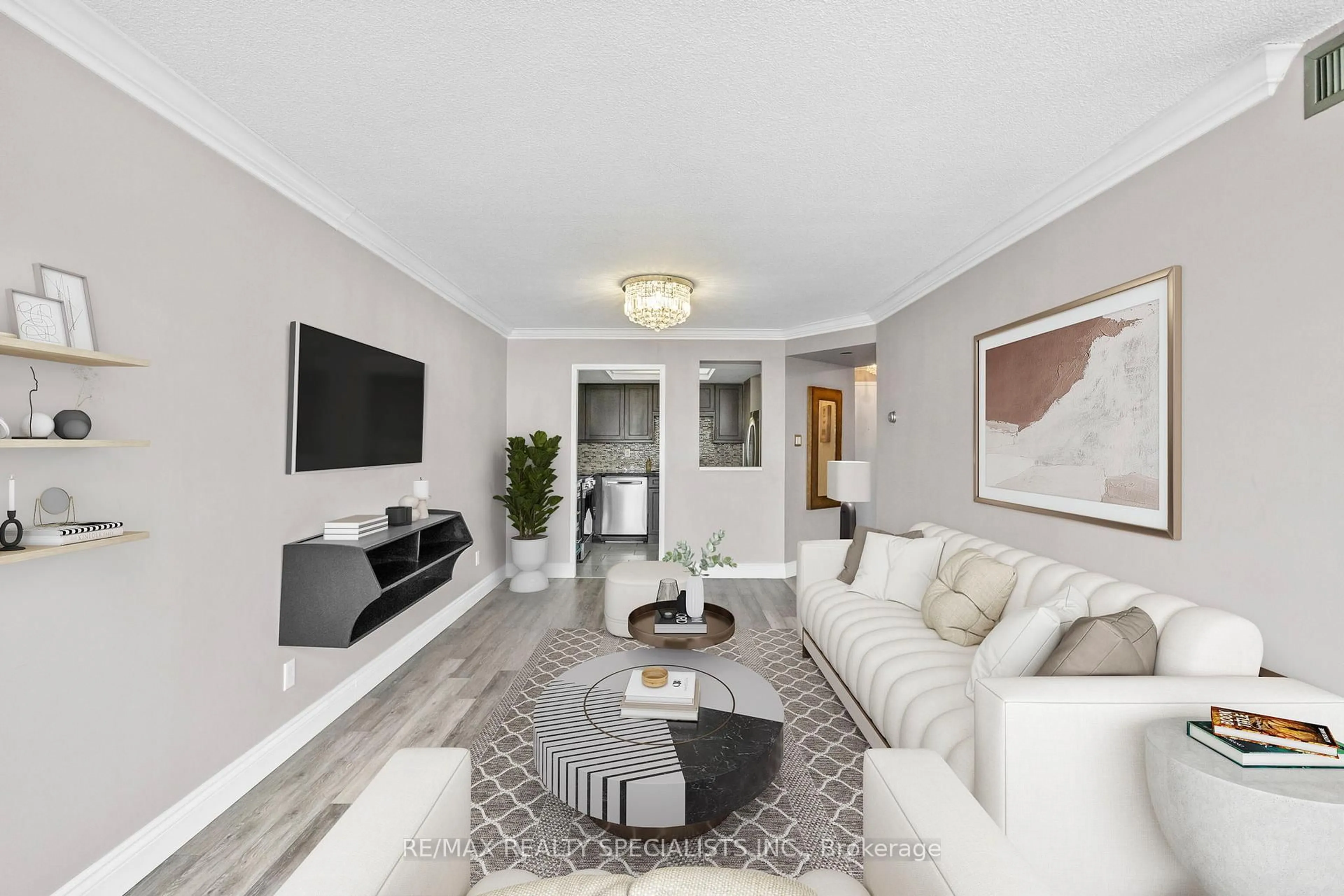 Living room with furniture, unknown for 4460 Tucana Crt #2202, Mississauga Ontario L5R 3K9