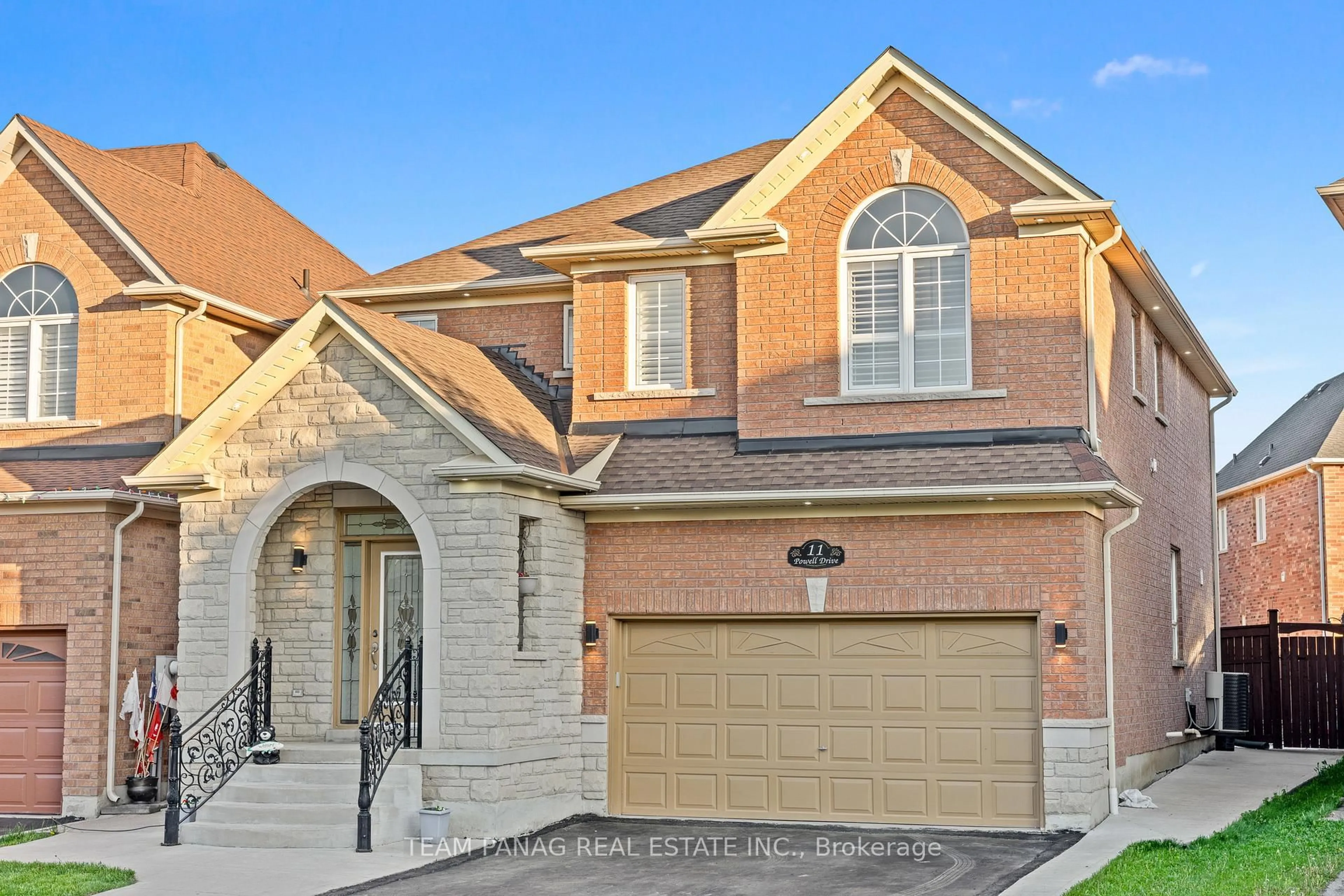 Home with brick exterior material, street for 11 Powell Dr, Brampton Ontario L6R 0K9