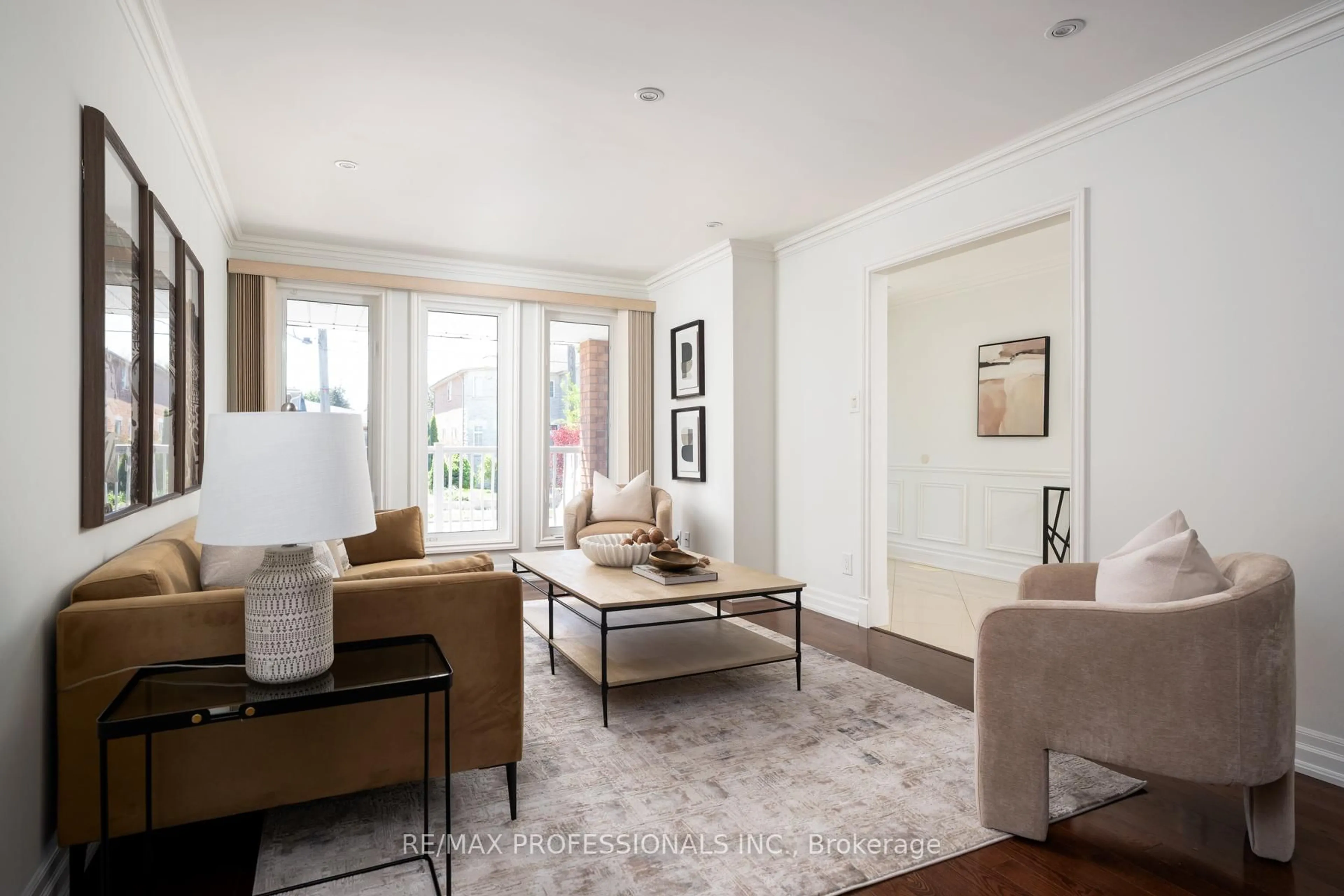 Living room with furniture, unknown for 84 Harding Ave, Toronto Ontario M6M 3A5