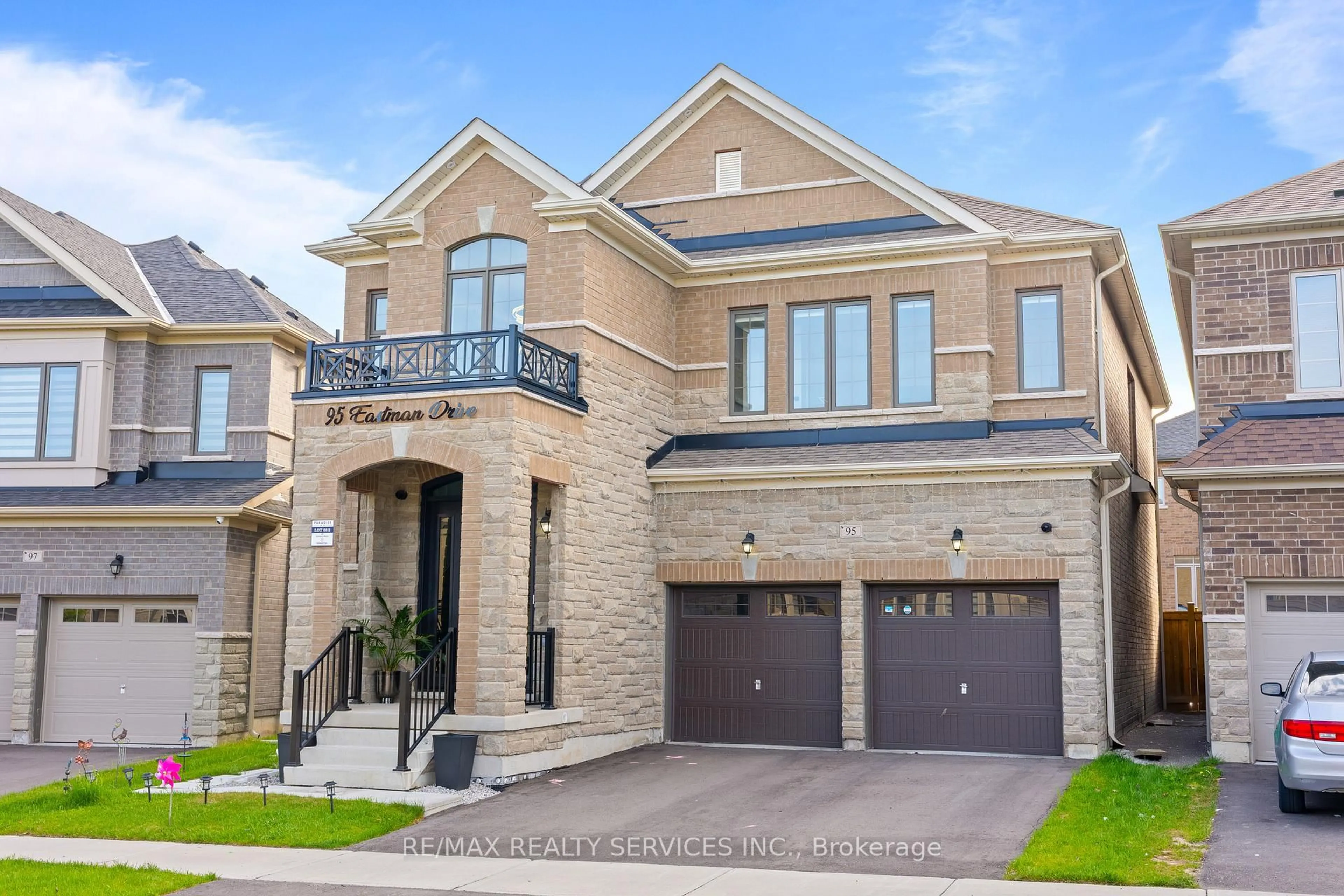 Home with brick exterior material, street for 95 Eastman Dr, Brampton Ontario L6X 5S5