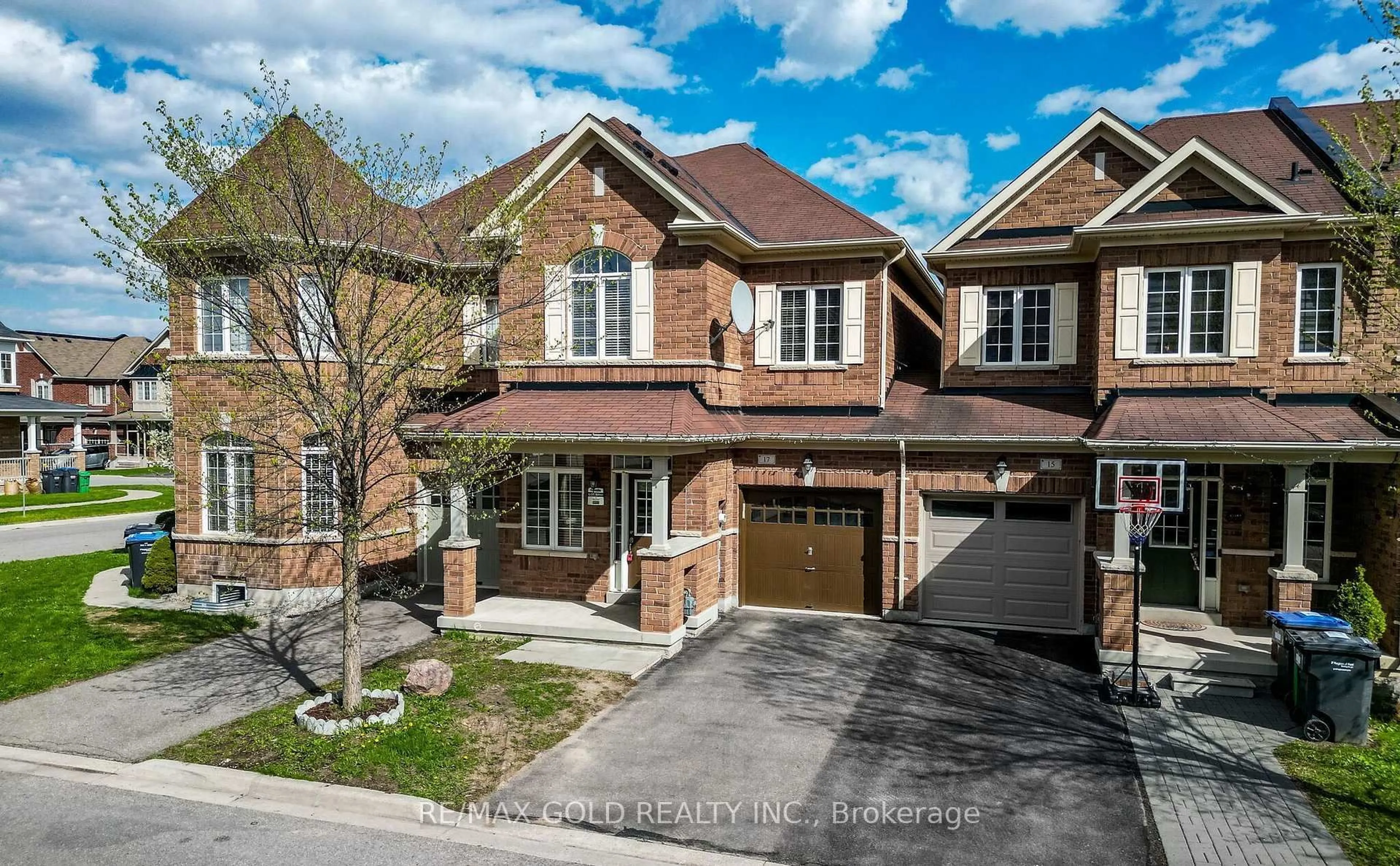 Home with brick exterior material, street for 17 Primo Rd, Brampton Ontario L7A 0Z9