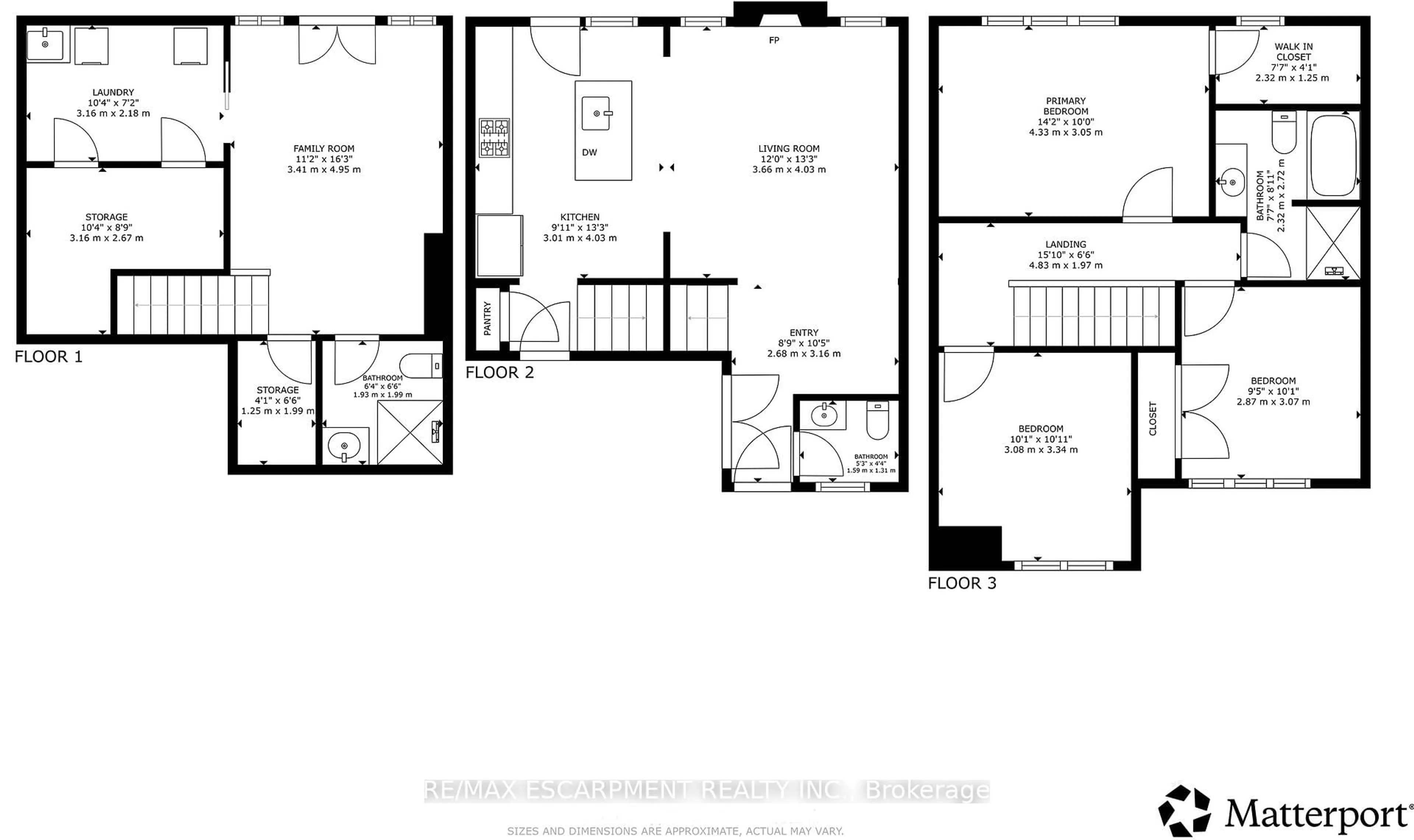 Floor plan for 2448 Wooden Hill Circ, Oakville Ontario L6M 4E3