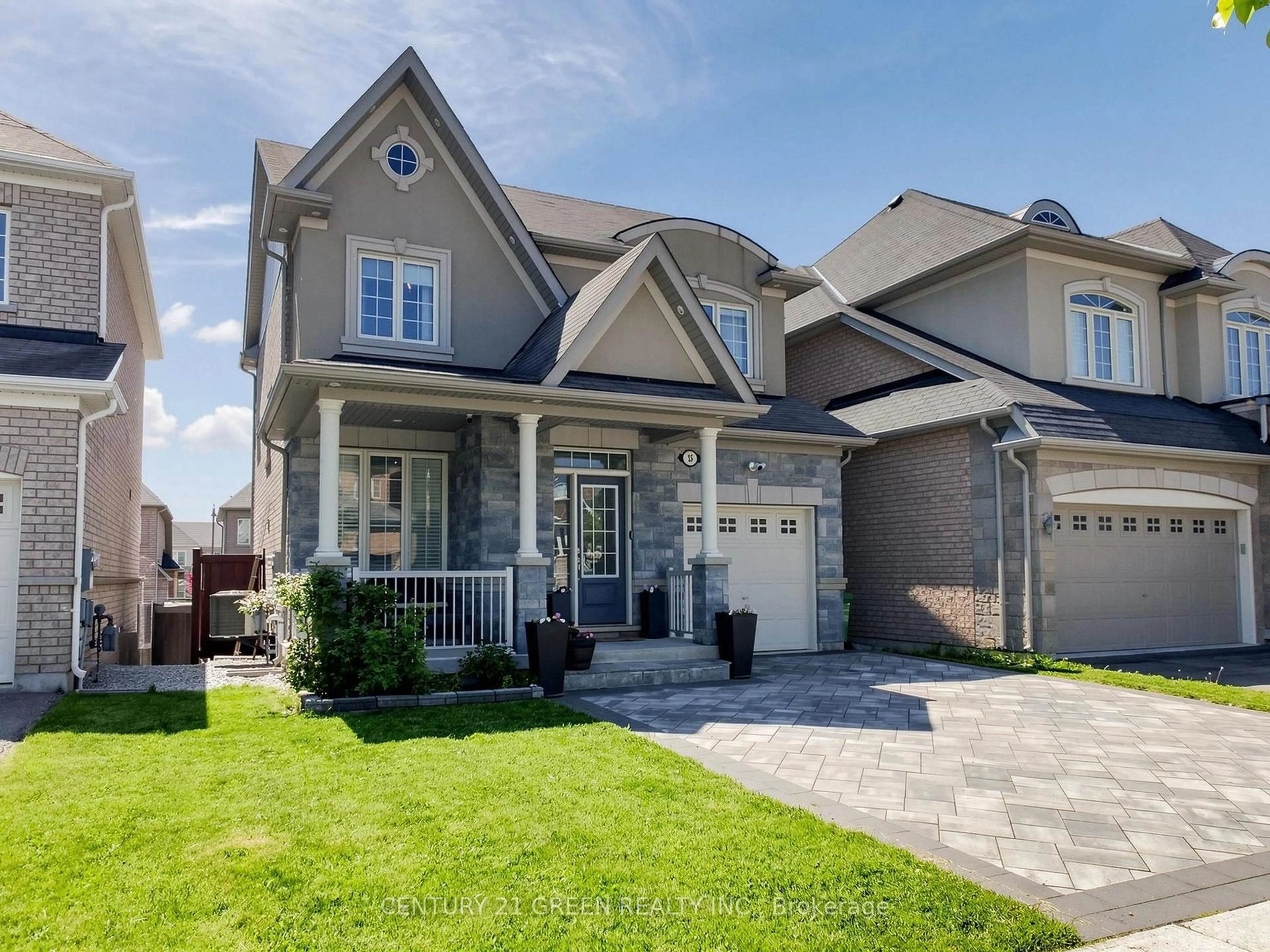Home with brick exterior material, street for 35 Twin Falls Rd, Brampton Ontario L6Y 0V3