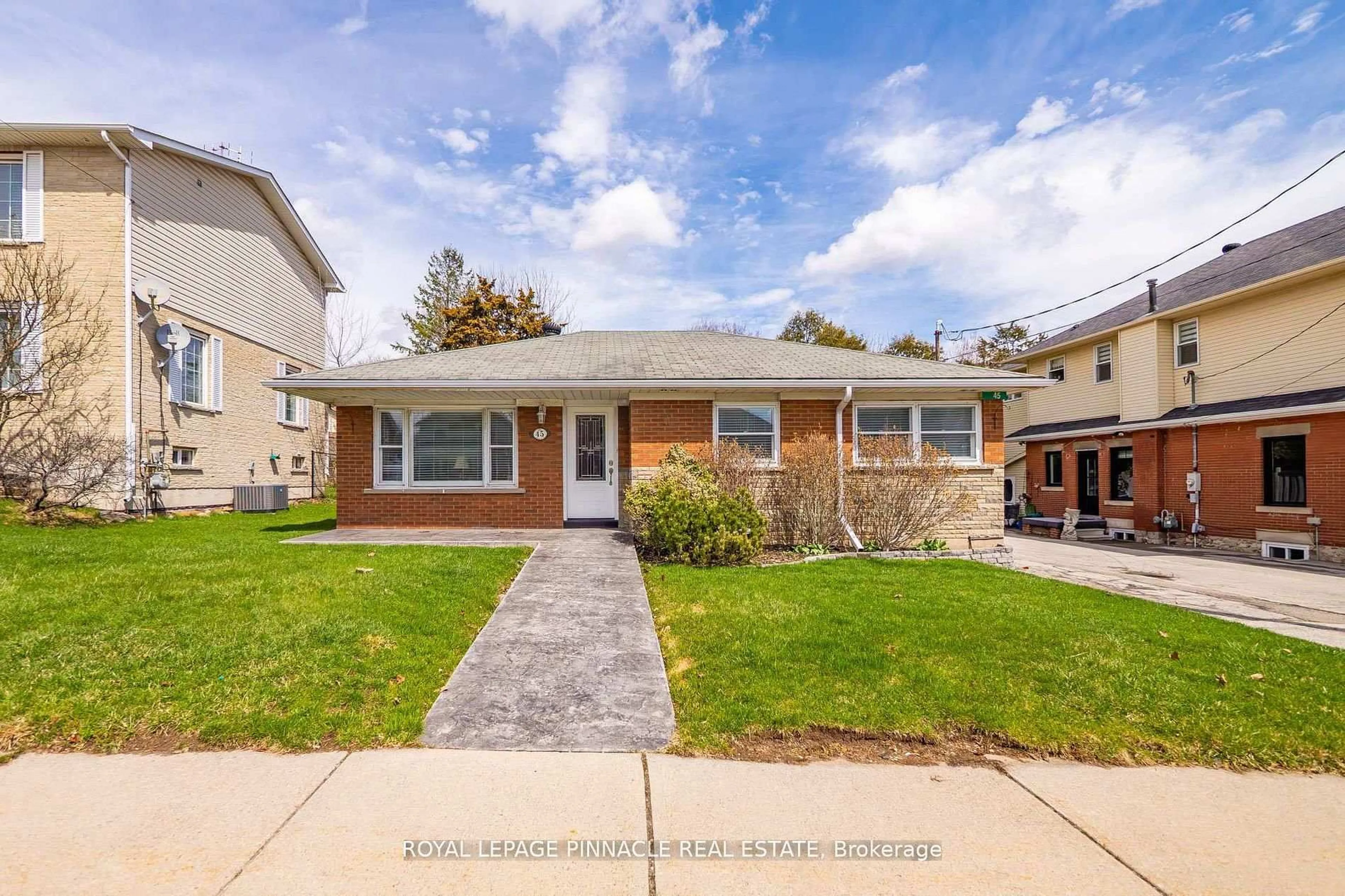 Home with brick exterior material, street for 45 Main St, Milton Ontario L0P 1B0