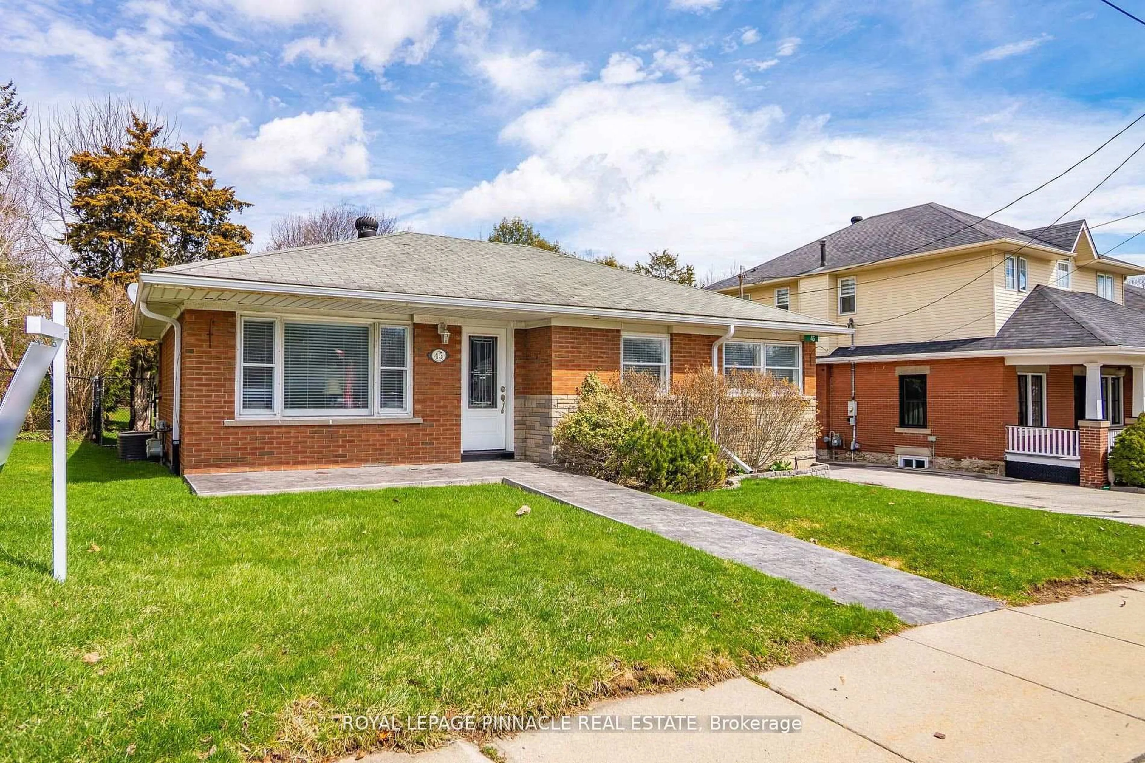 Home with brick exterior material, street for 45 Main St, Milton Ontario L0P 1B0