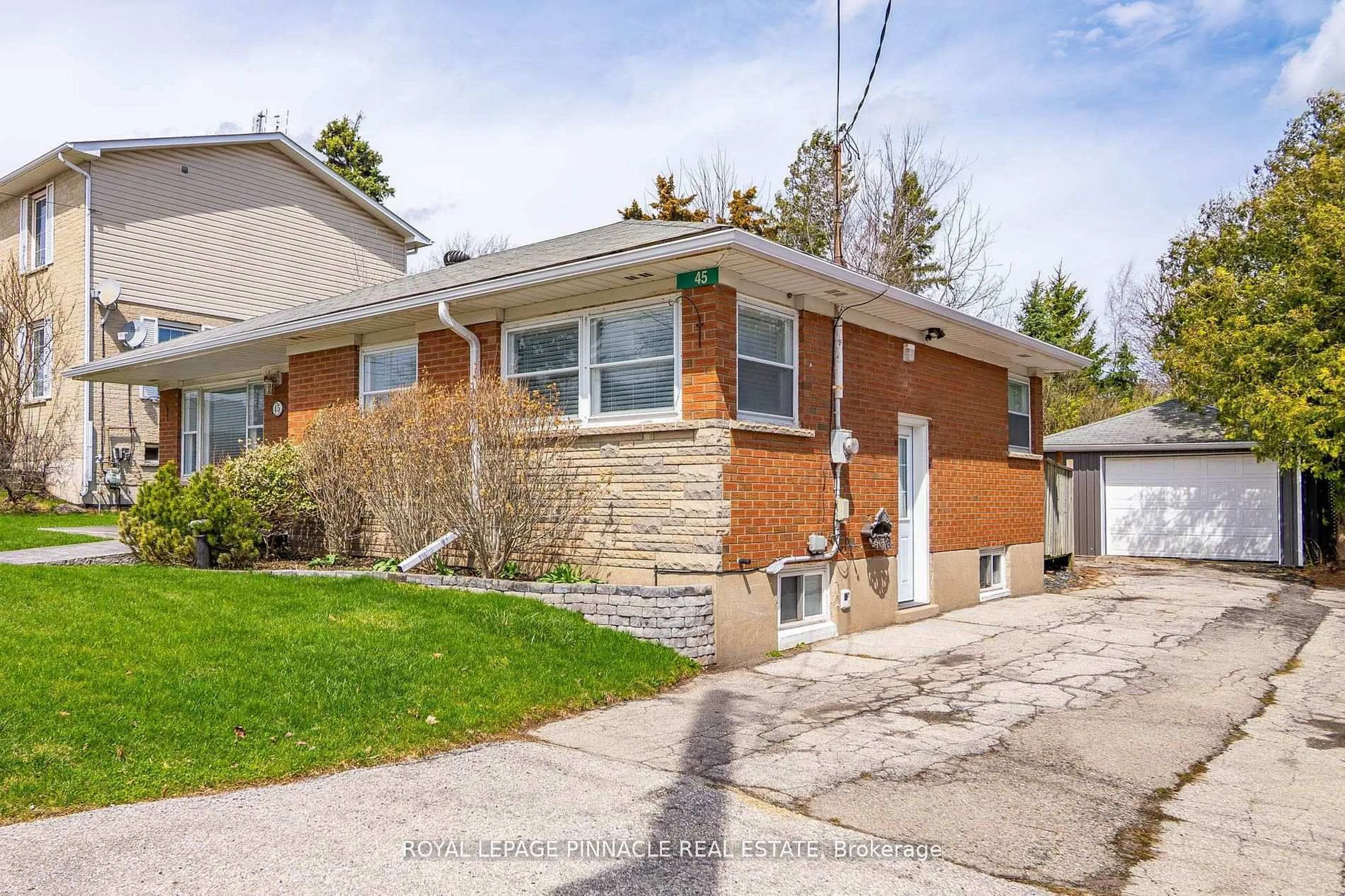 Home with brick exterior material, street for 45 Main St, Milton Ontario L0P 1B0