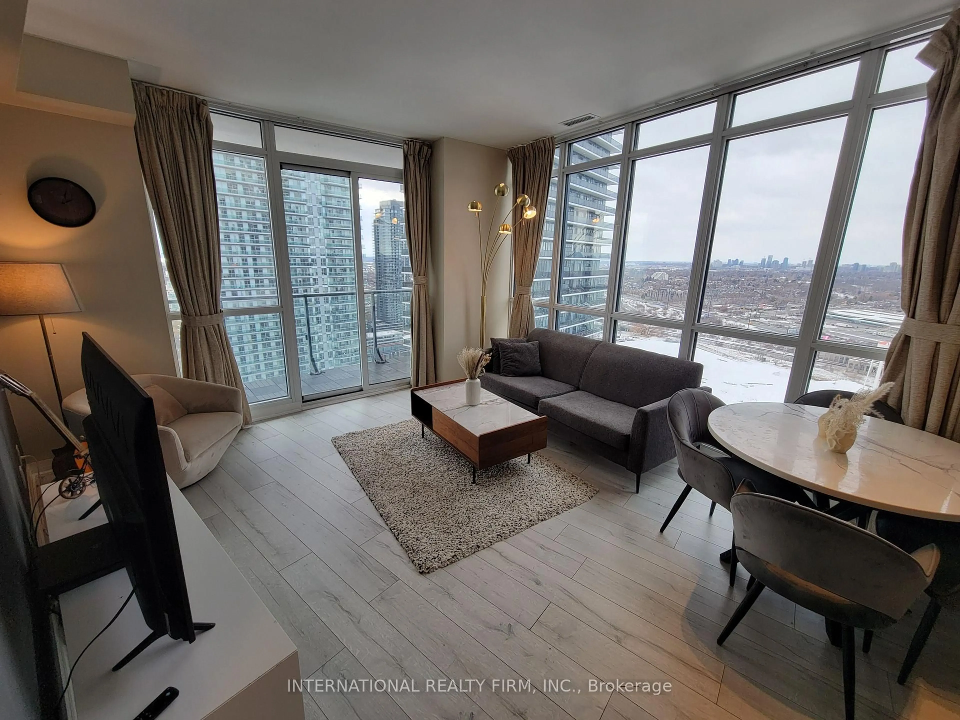 Living room with furniture, unknown for 59 Annie Craig Dr #3107, Toronto Ontario M8V 0C4