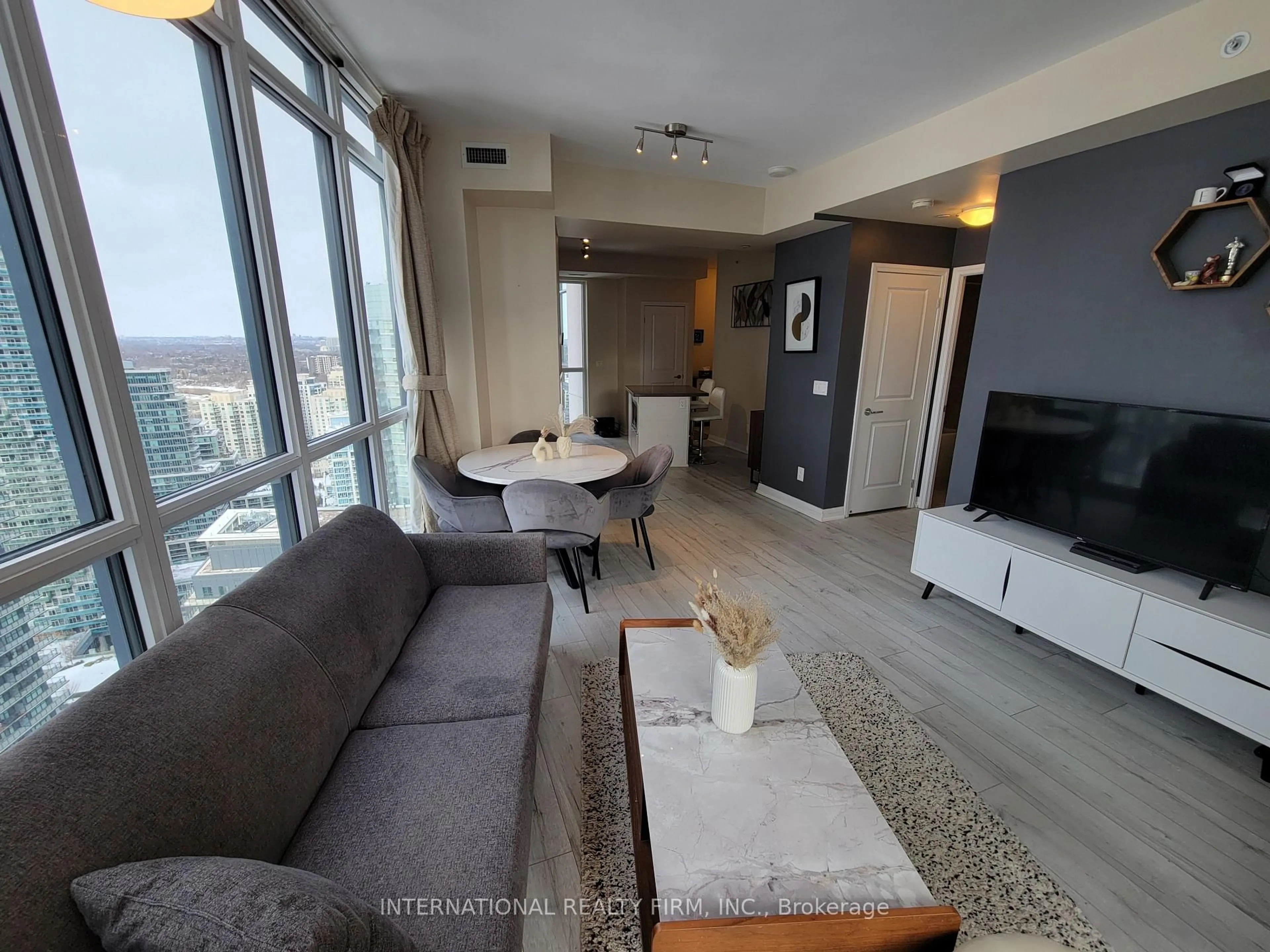 Living room with furniture, unknown for 59 Annie Craig Dr #3107, Toronto Ontario M8V 0C4