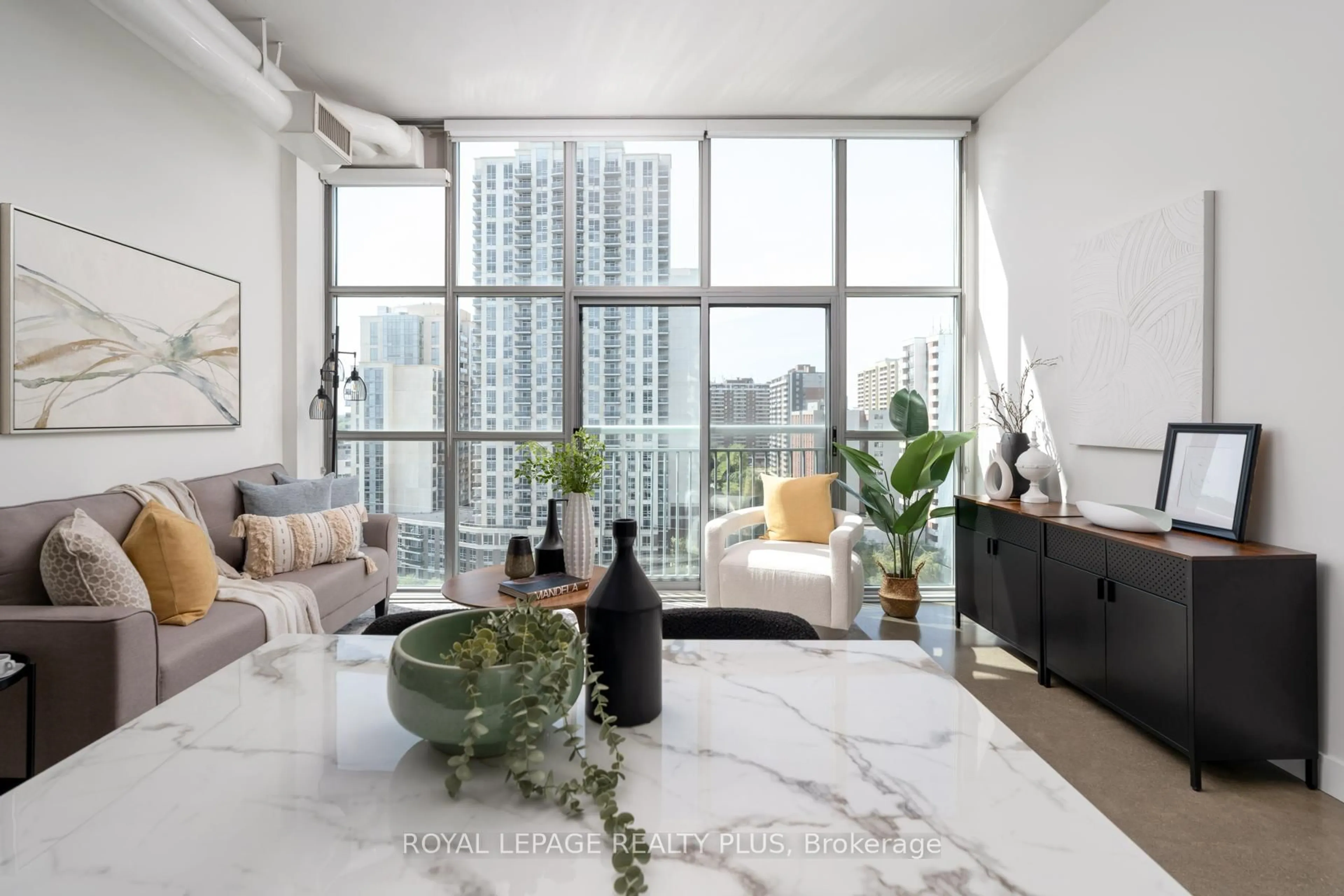 Living room with furniture, unknown for 2 Fieldway Rd #1016, Toronto Ontario M8Z 0B9