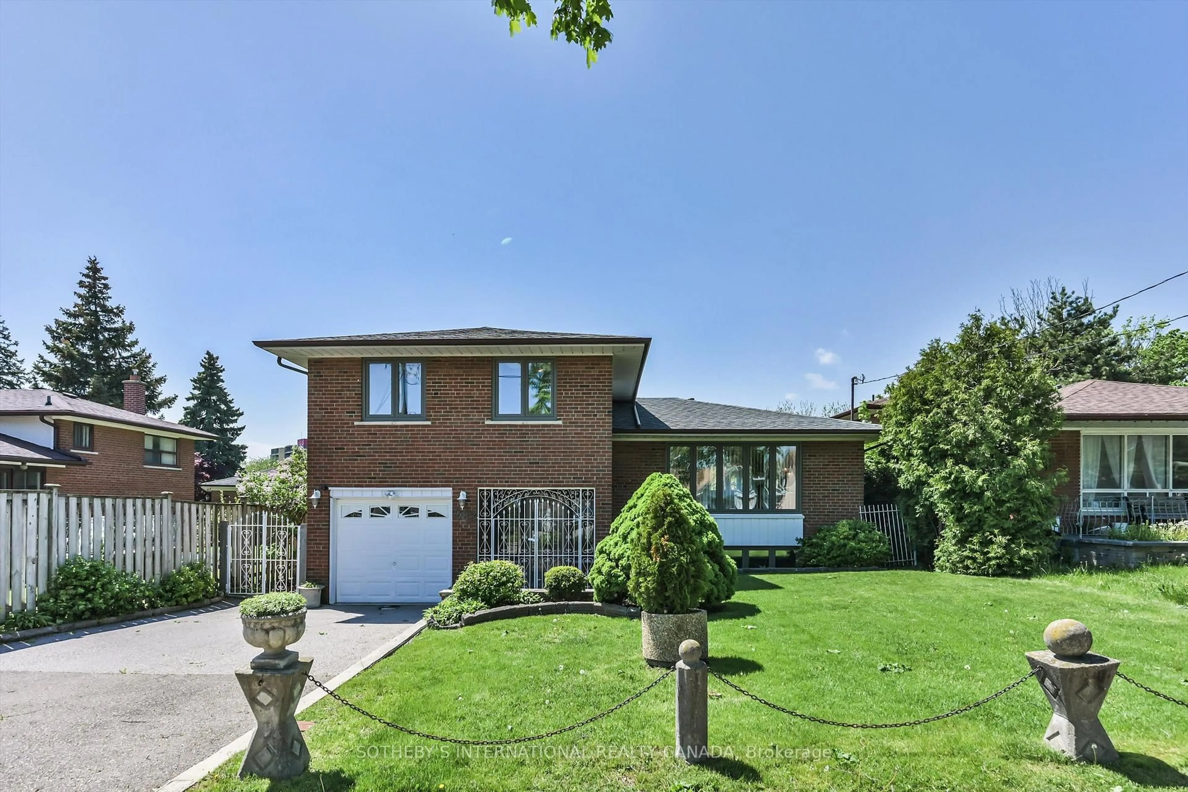 Home with brick exterior material, street for 283 Derrydown Rd, Toronto Ontario M3J 1S2