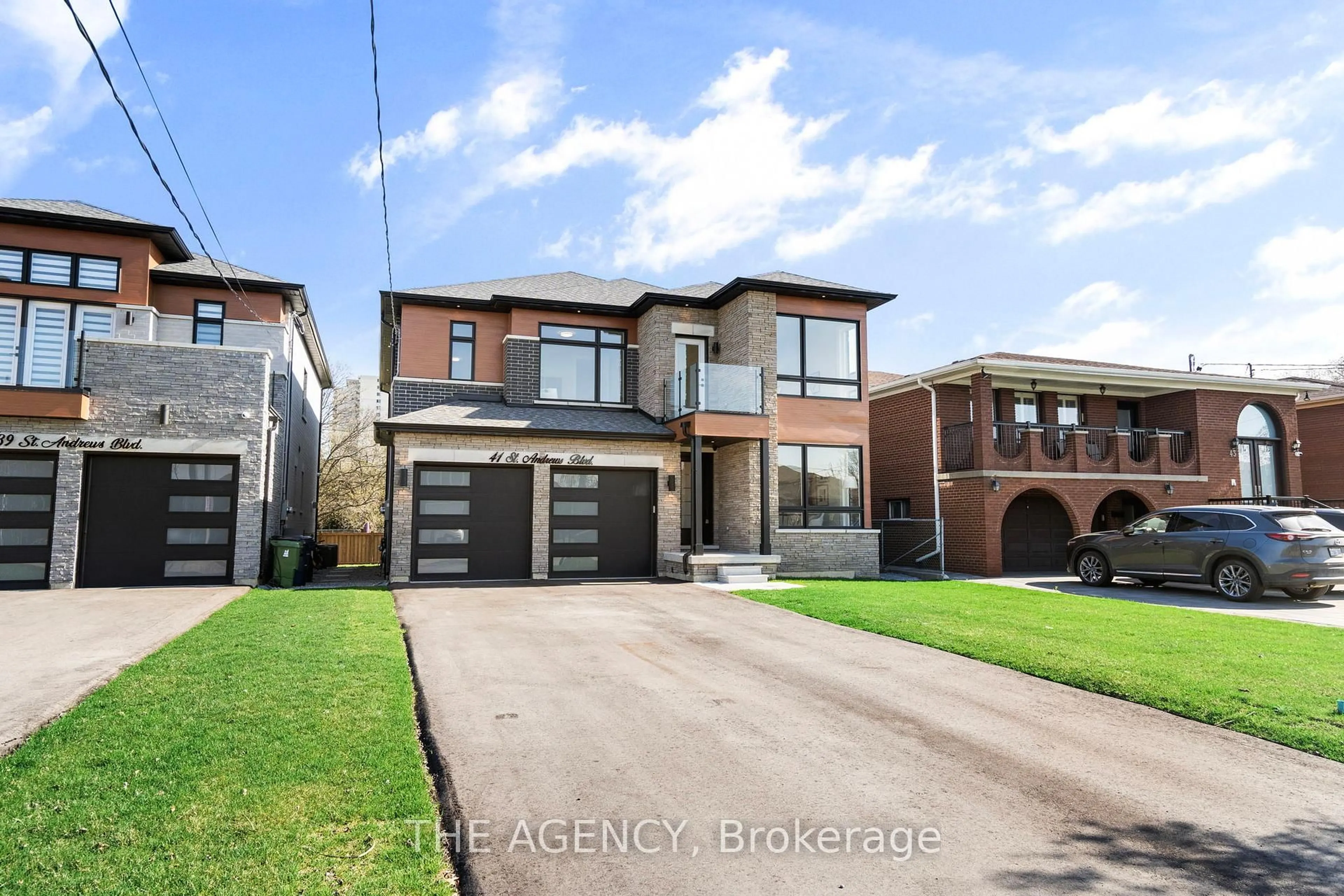 Home with brick exterior material, street for 41 St Andrews Blvd, Toronto Ontario M9R 1W2
