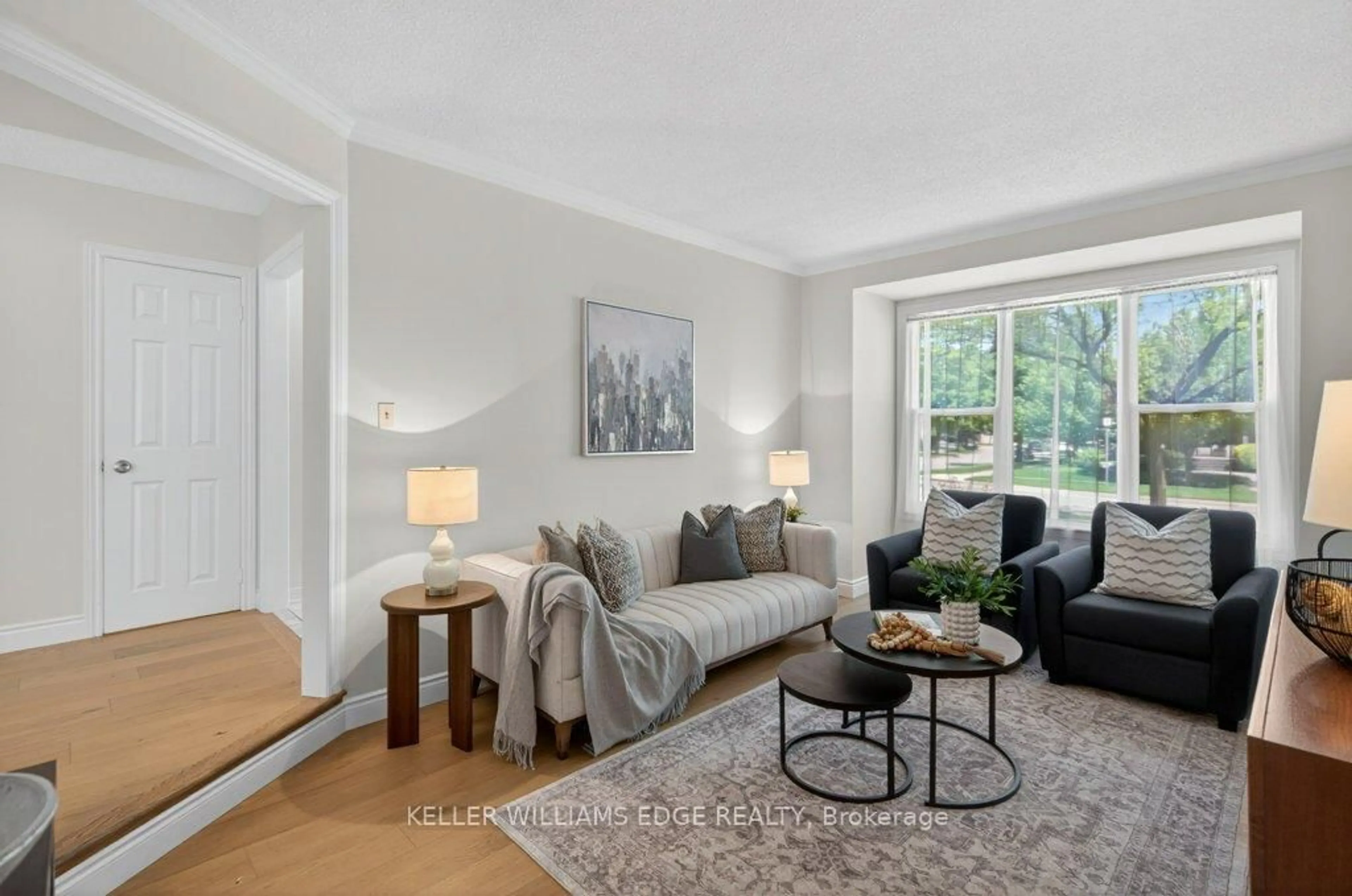 Living room with furniture, unknown for 2084 William O'Connell Blvd, Burlington Ontario L7M 3V1