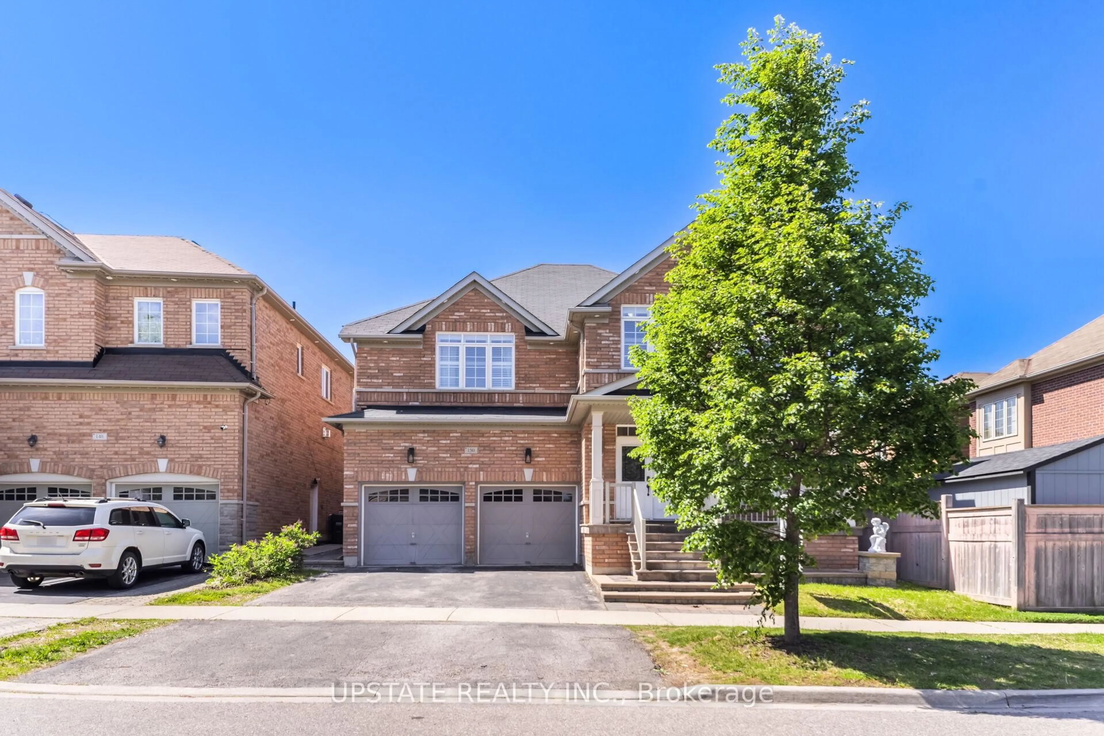 Home with brick exterior material, street for 150 Lloyd Sanderson Dr, Brampton Ontario L6Y 0Z9