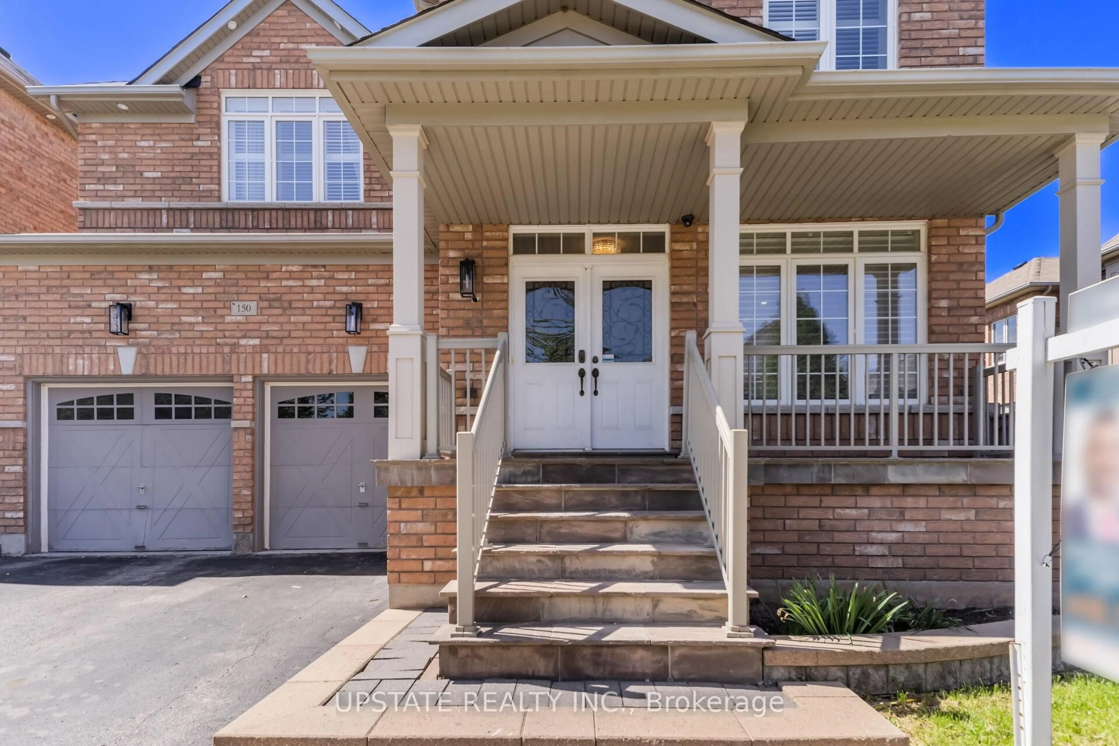 Home with brick exterior material, street for 150 Lloyd Sanderson Dr, Brampton Ontario L6Y 0Z9