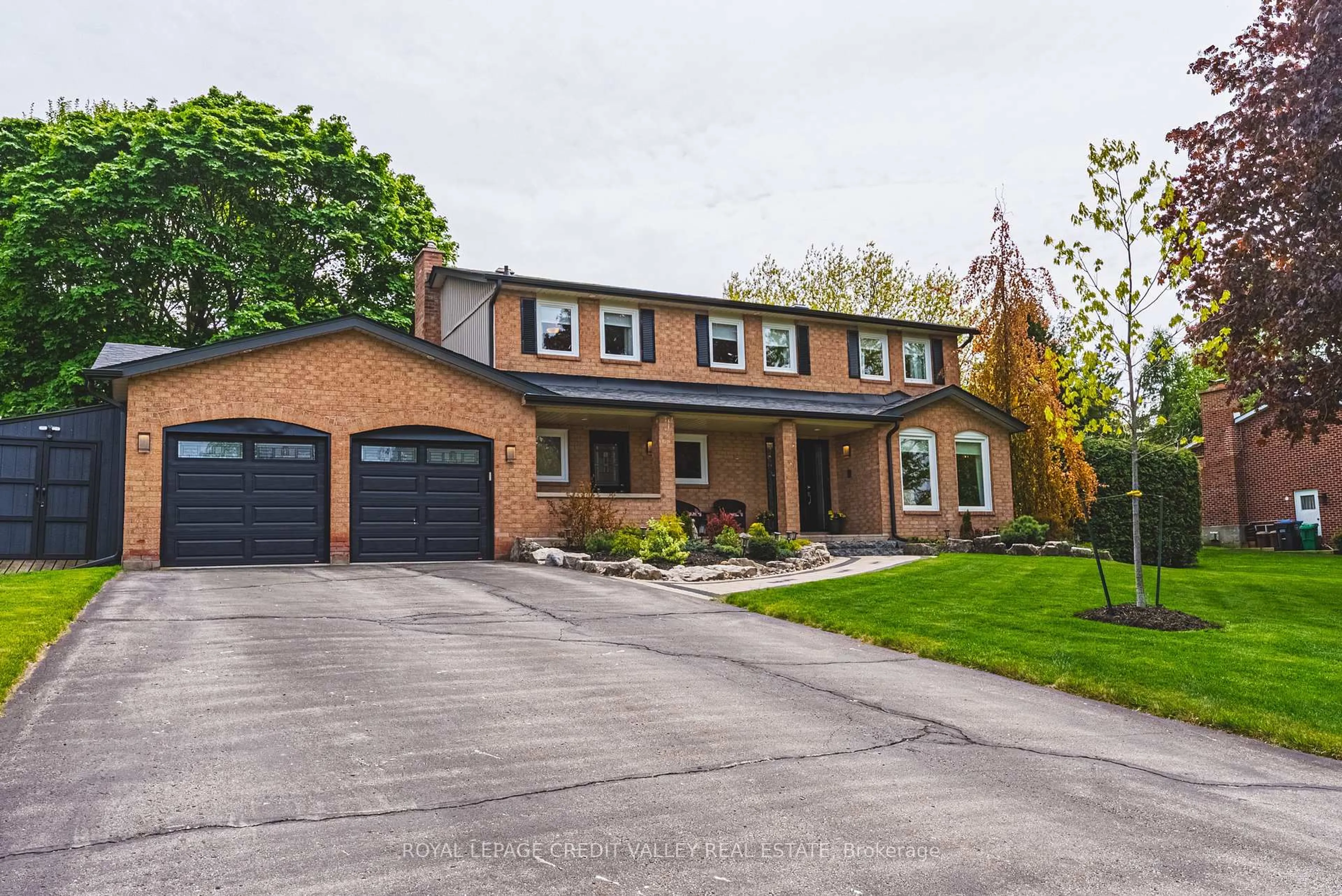 Home with brick exterior material, street for 5 Valleygreen Cres, Caledon Ontario L7C 1J3