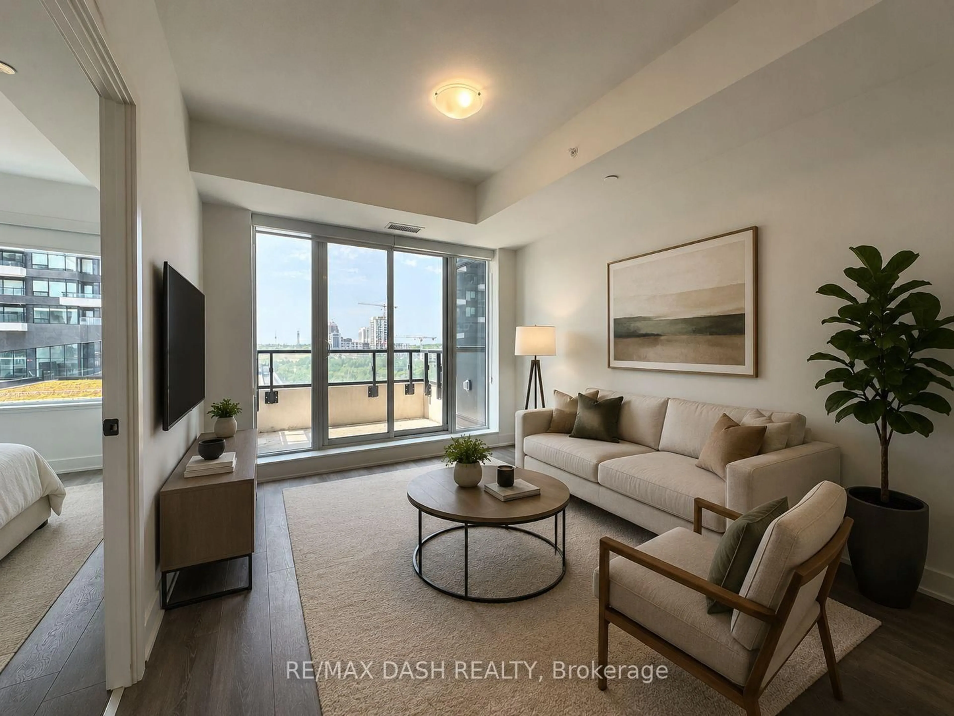 Living room with furniture, unknown for 2485 Taunton Rd #621, Oakville Ontario L6H 3R8