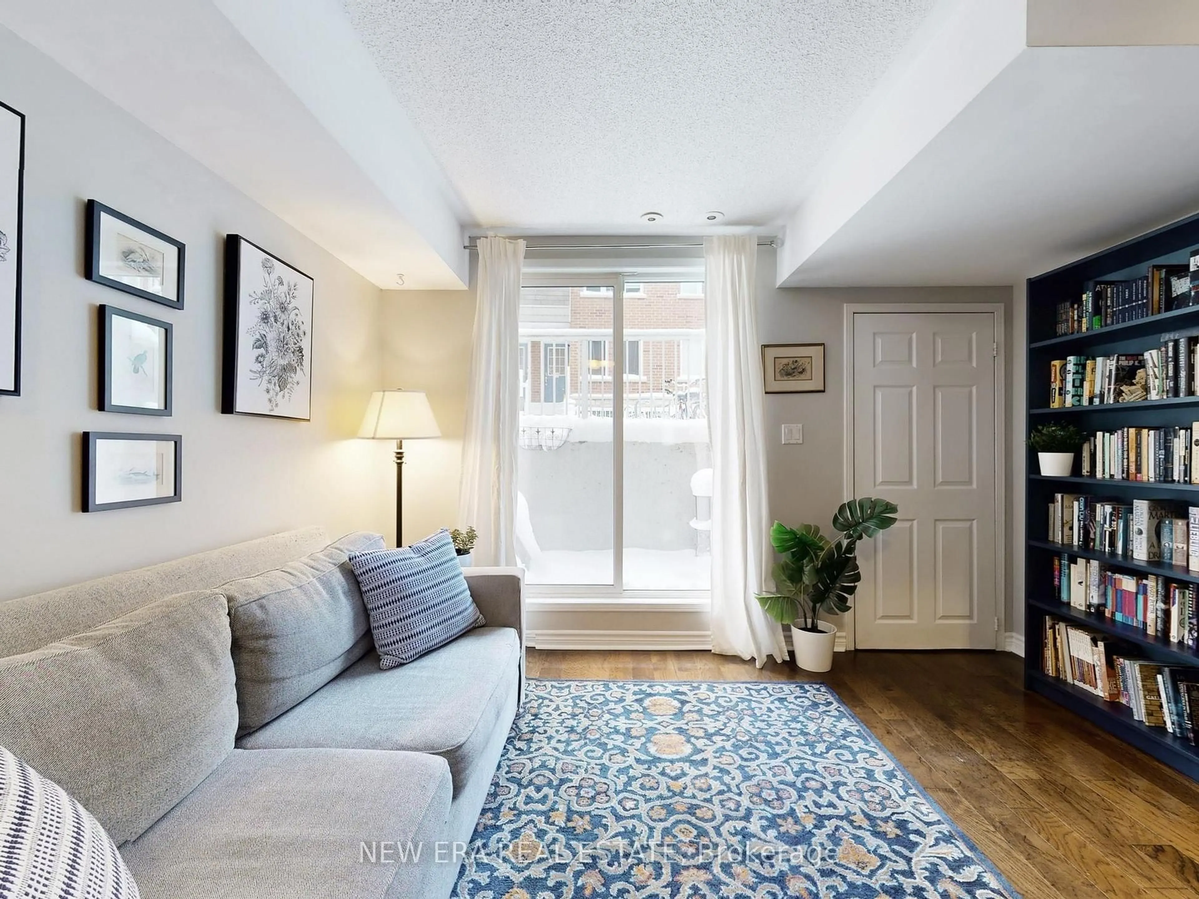 Living room with furniture, unknown for 65 Foundry Ave #77, Toronto Ontario M6H 4K7