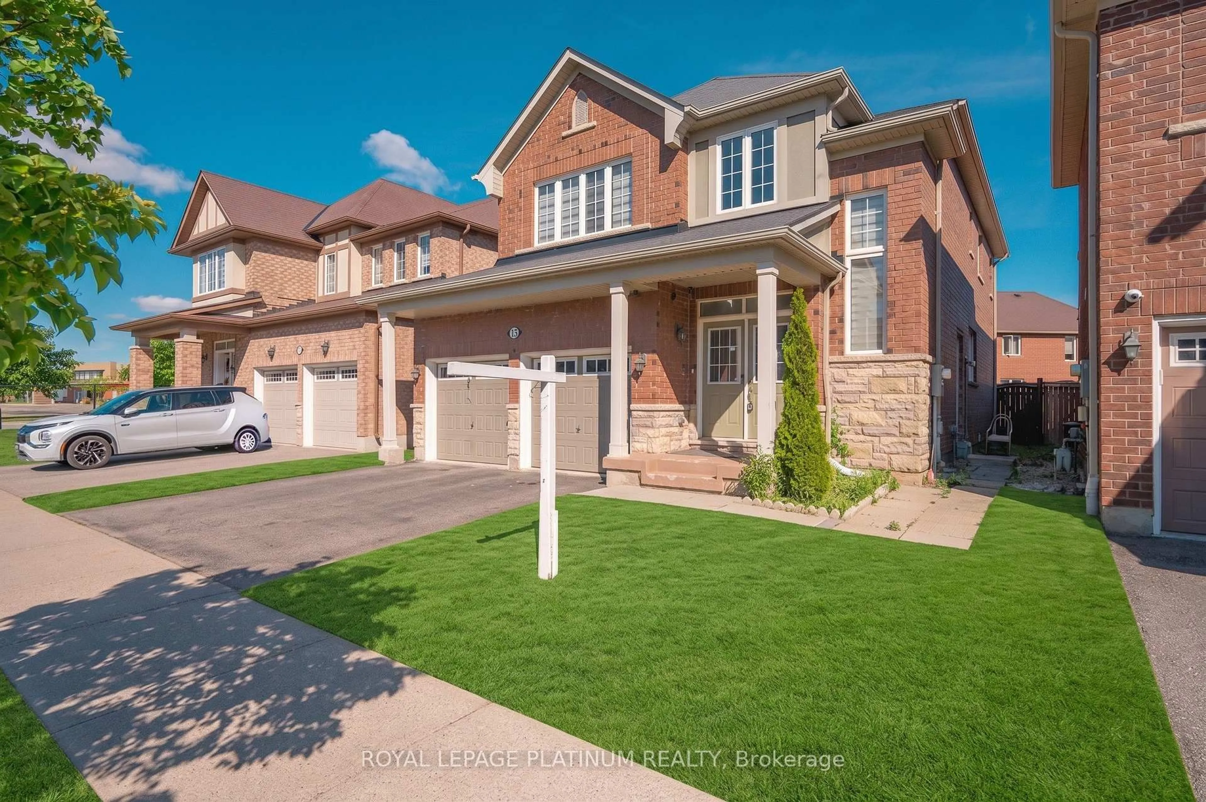 Home with brick exterior material, street for 15 Aylesbury Dr, Brampton Ontario L7A 0V3