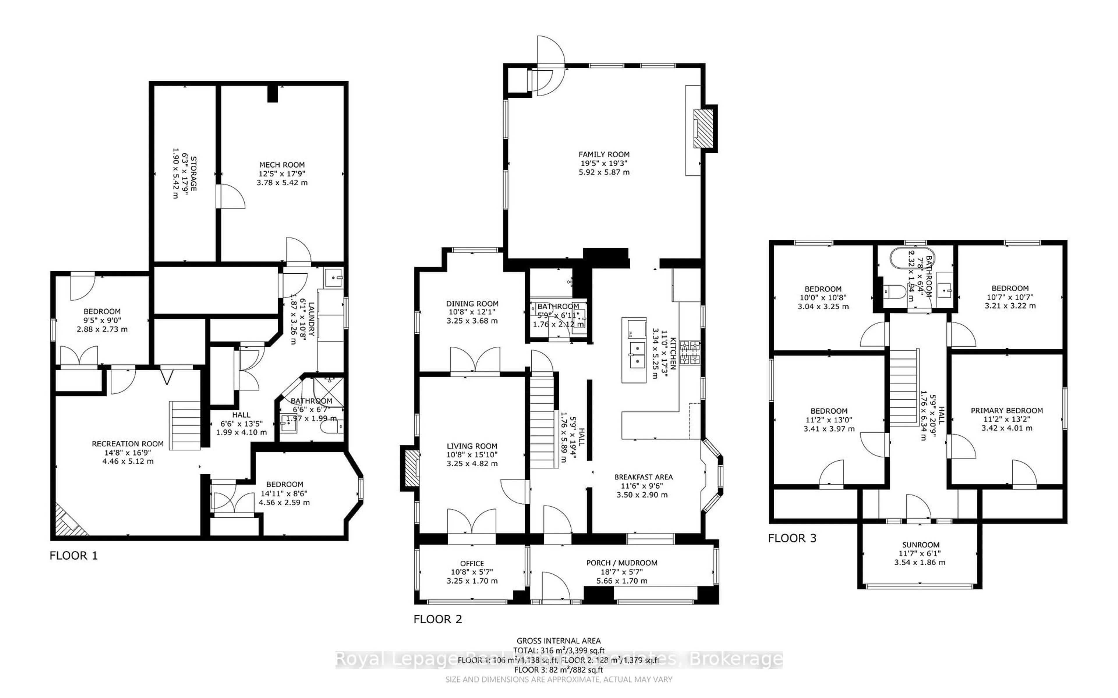 Floor plan for 1807 Balsam Ave, Mississauga Ontario L5J 1L3