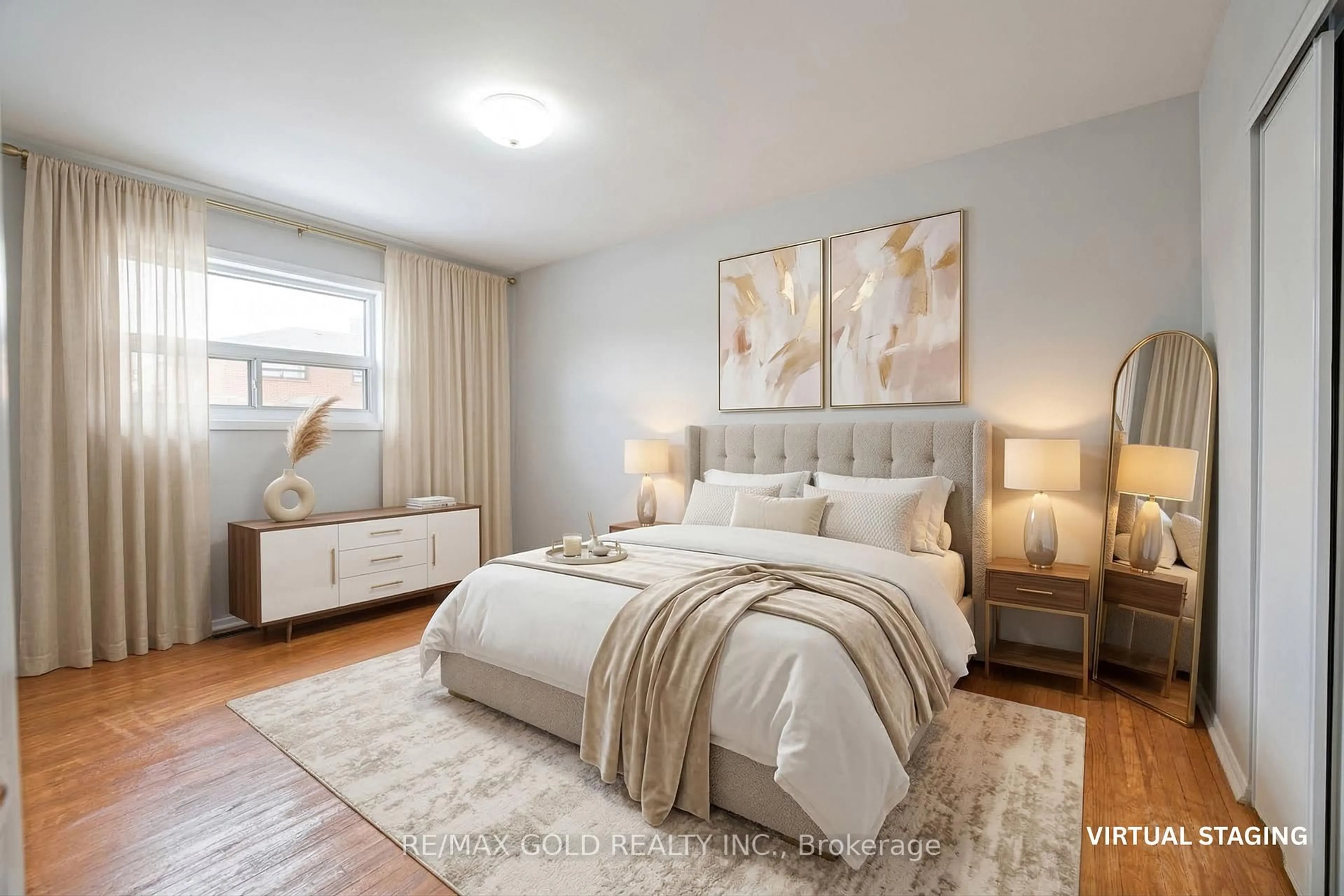 Bedroom with bed, unknown for 130 Duncanwoods Dr, Toronto Ontario M9L 2E1