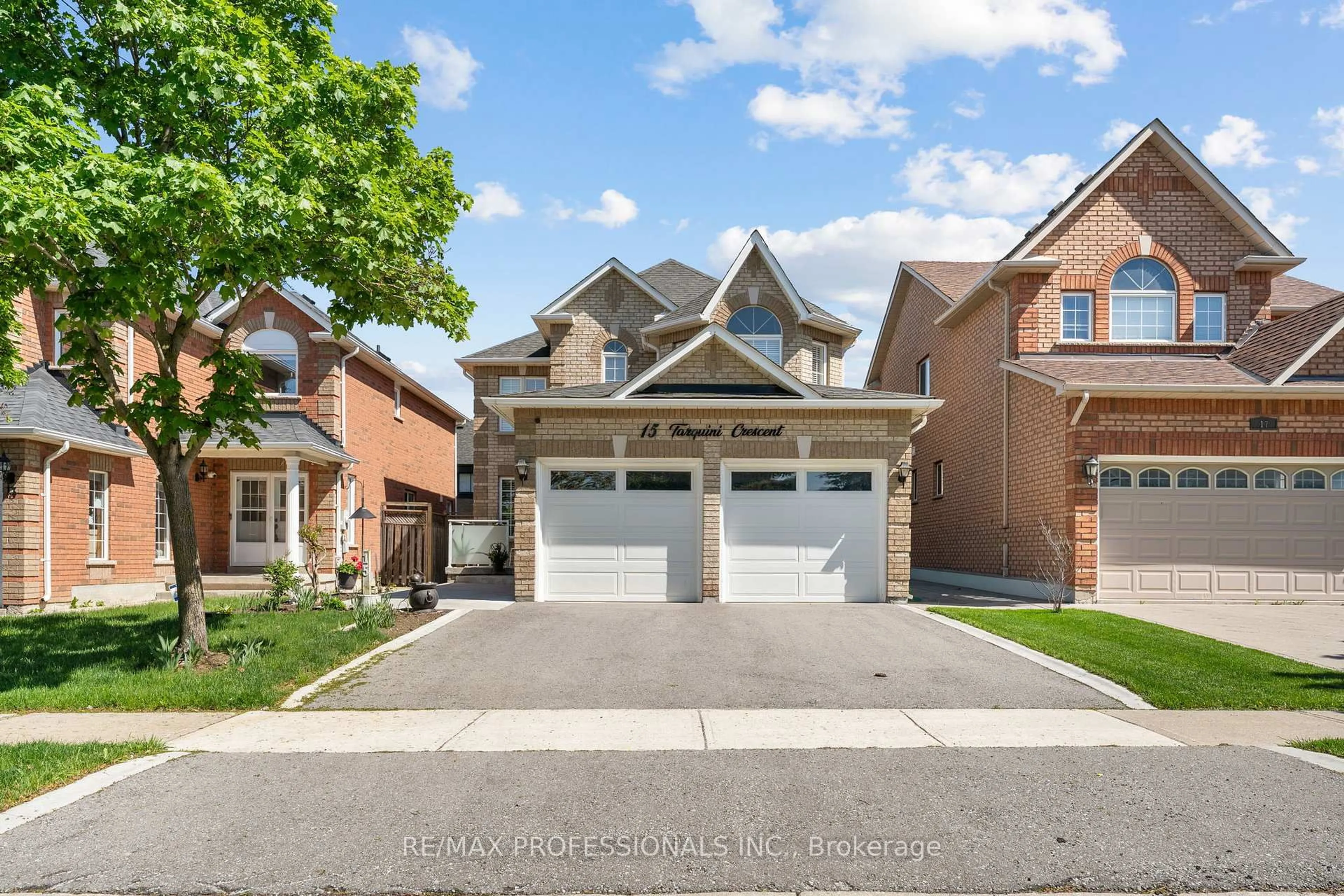 Home with brick exterior material, street for 15 Tarquini Cres, Caledon Ontario L7E 2V8