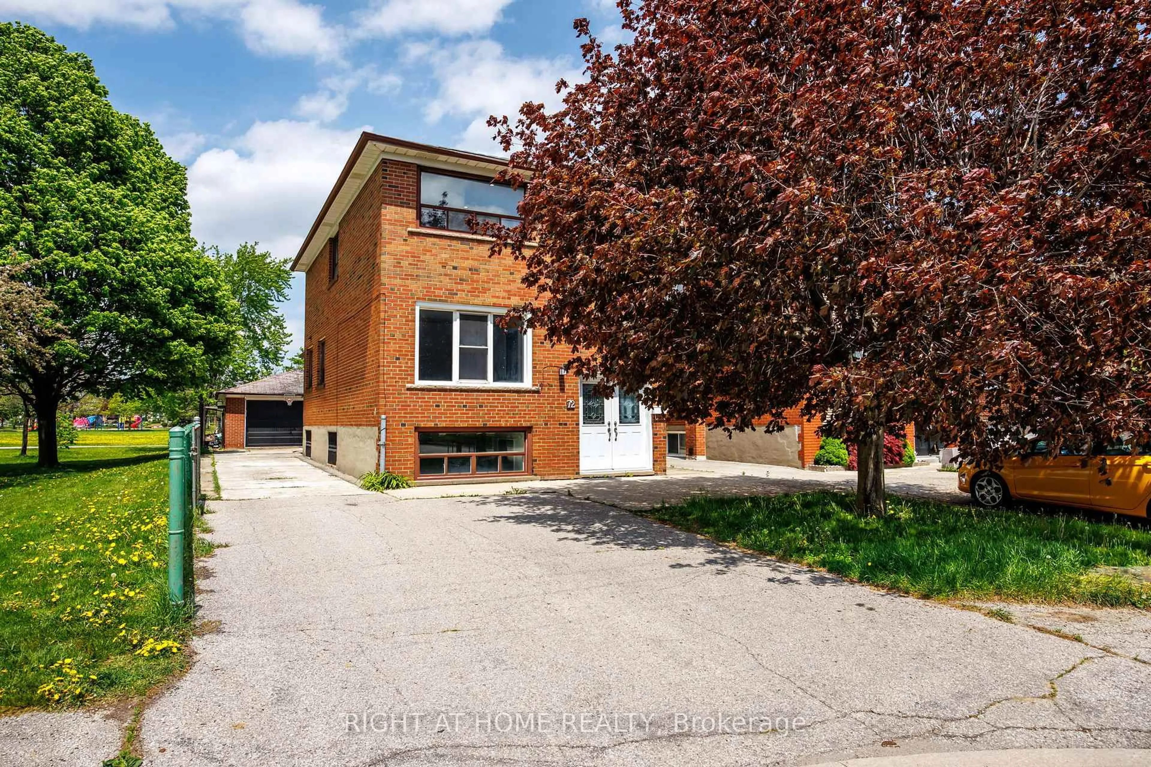 Home with brick exterior material, street for 72 Katherine Rd, Toronto Ontario M3K 1J4