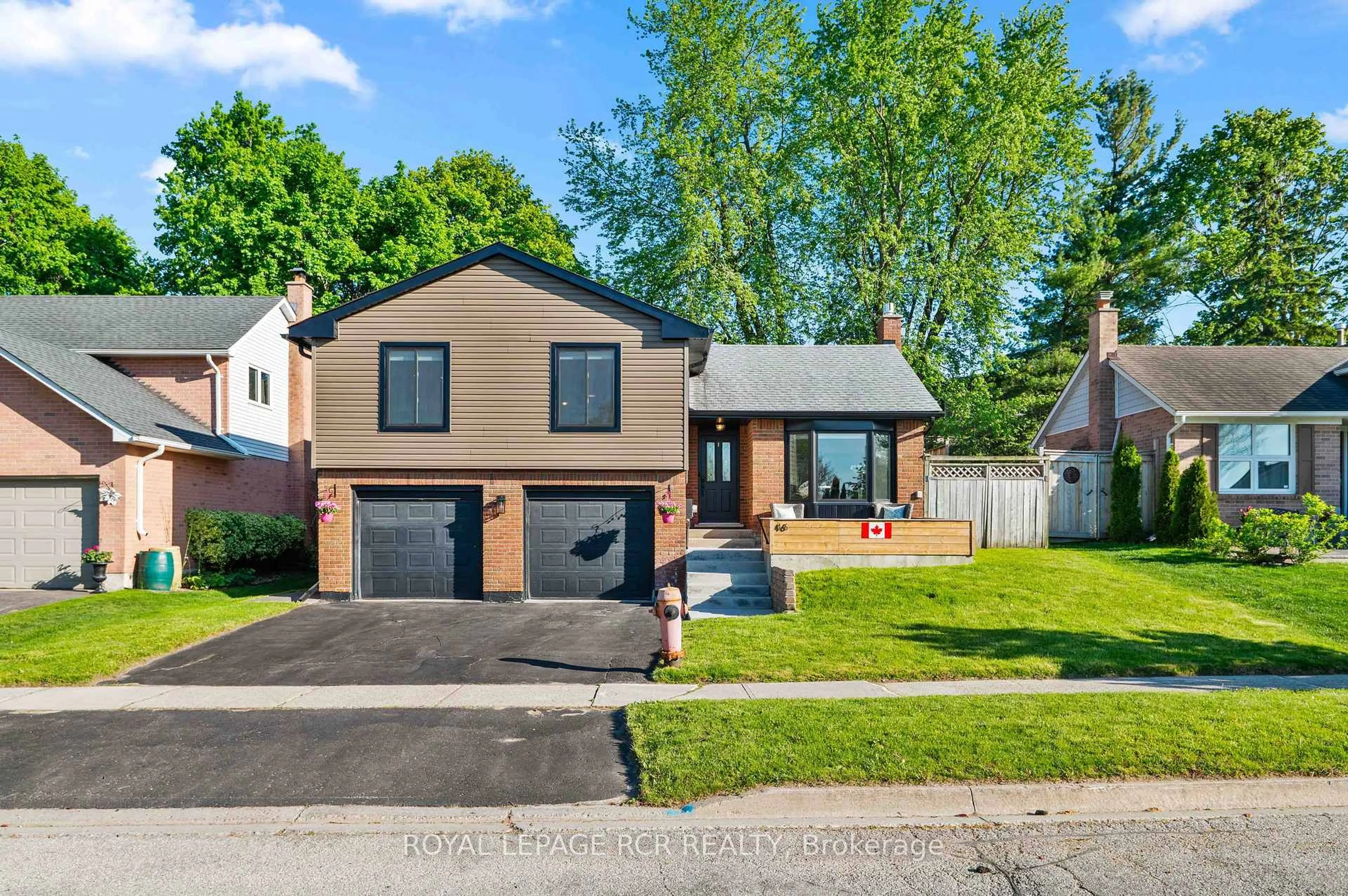 Home with brick exterior material, street for 46 Goldgate Cres, Orangeville Ontario L9W 4B7