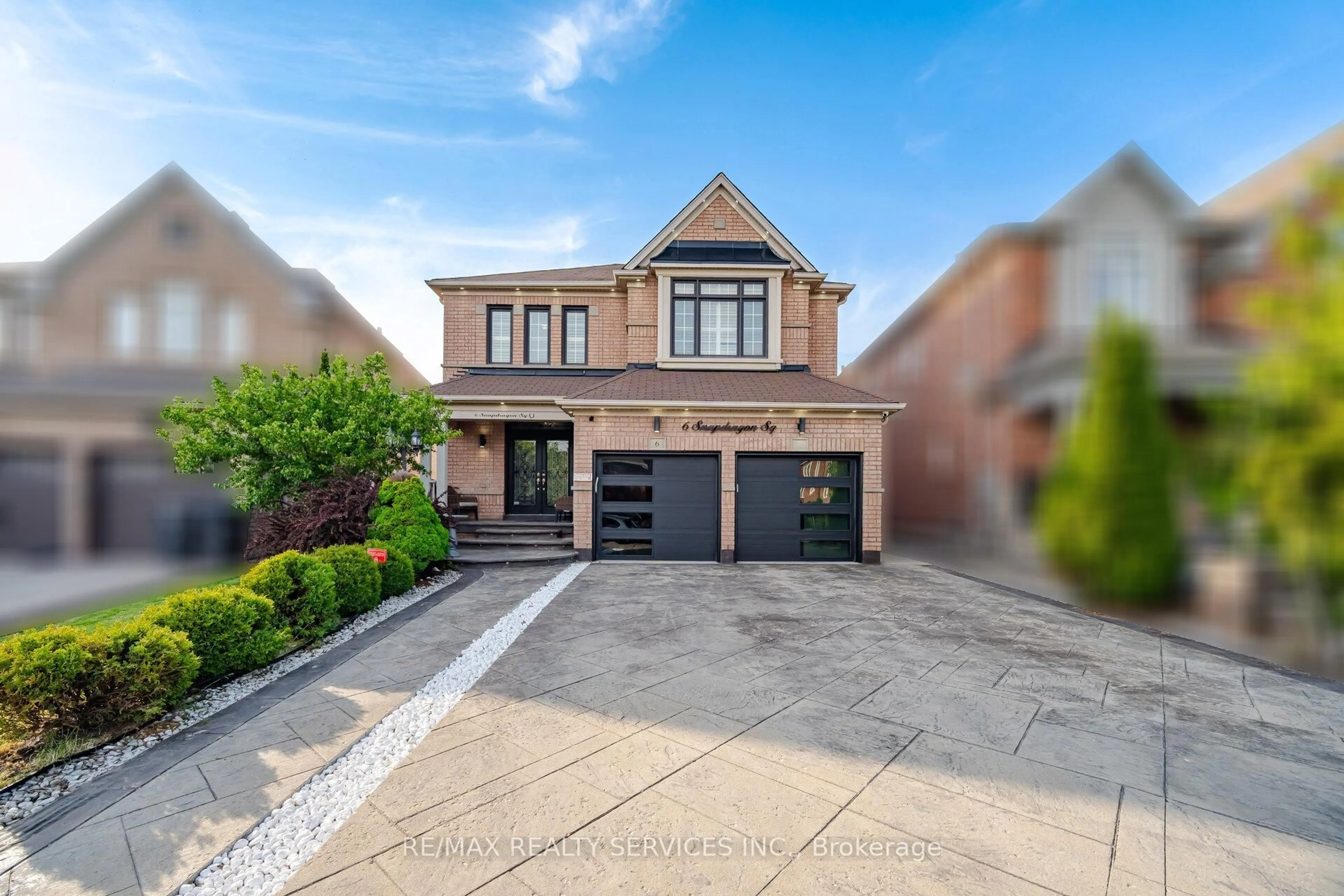 Home with brick exterior material, street for 6 Snapdragon Sq, Brampton Ontario L6P 3K2