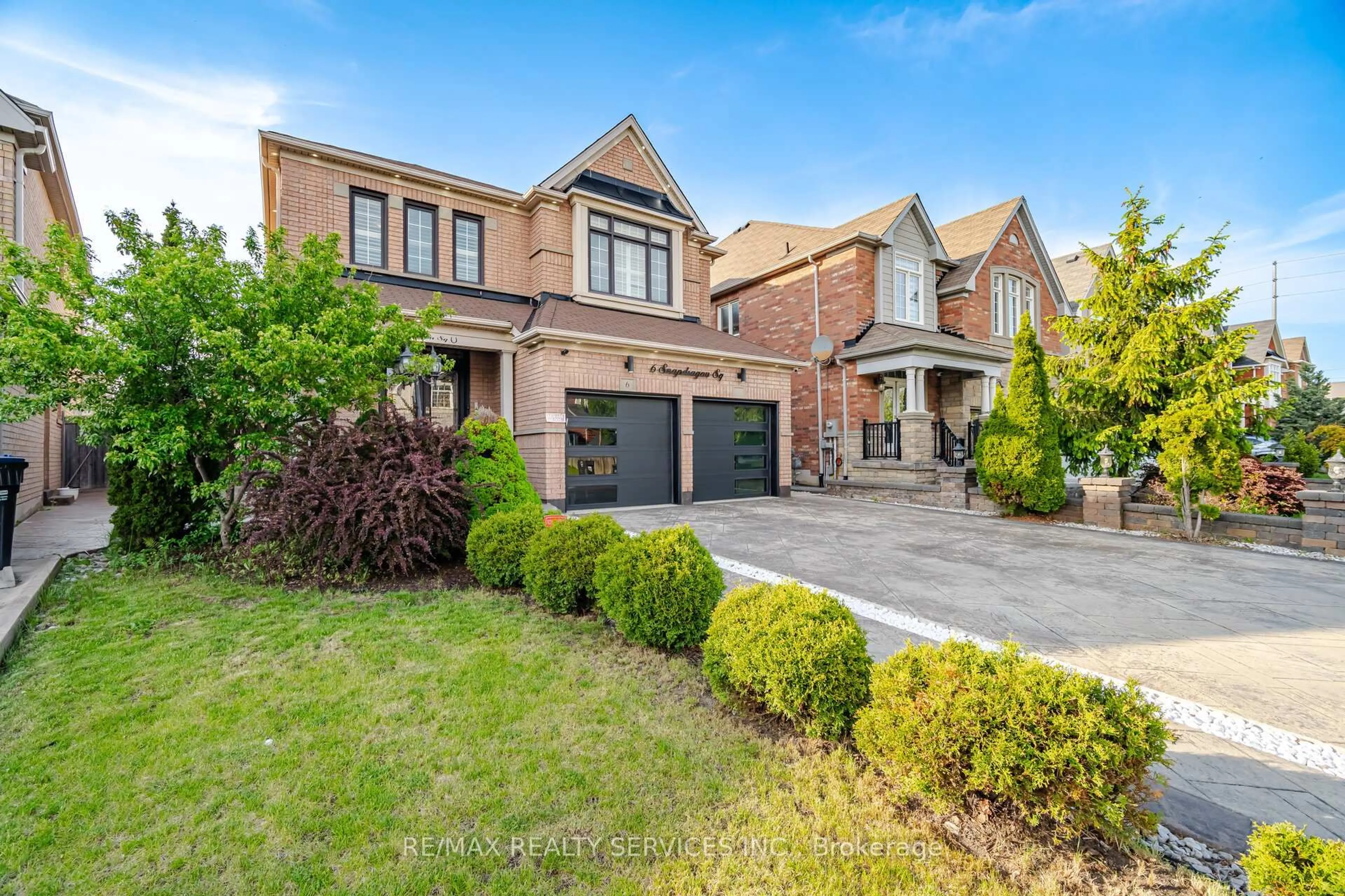 Home with brick exterior material, street for 6 Snapdragon Sq, Brampton Ontario L6P 3K2