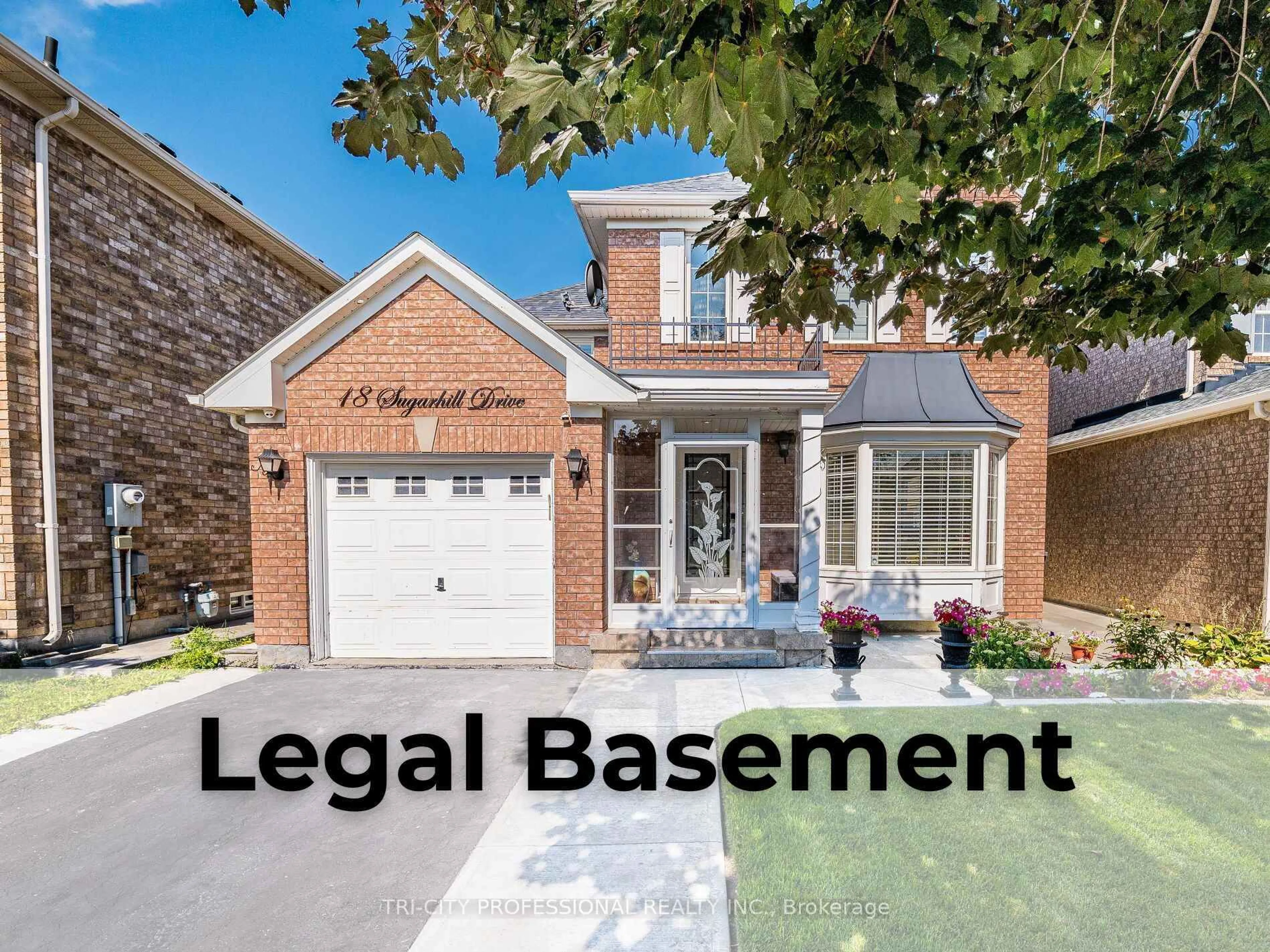 Home with brick exterior material, street for 18 Sugarhill Dr, Brampton Ontario L7A 3L8
